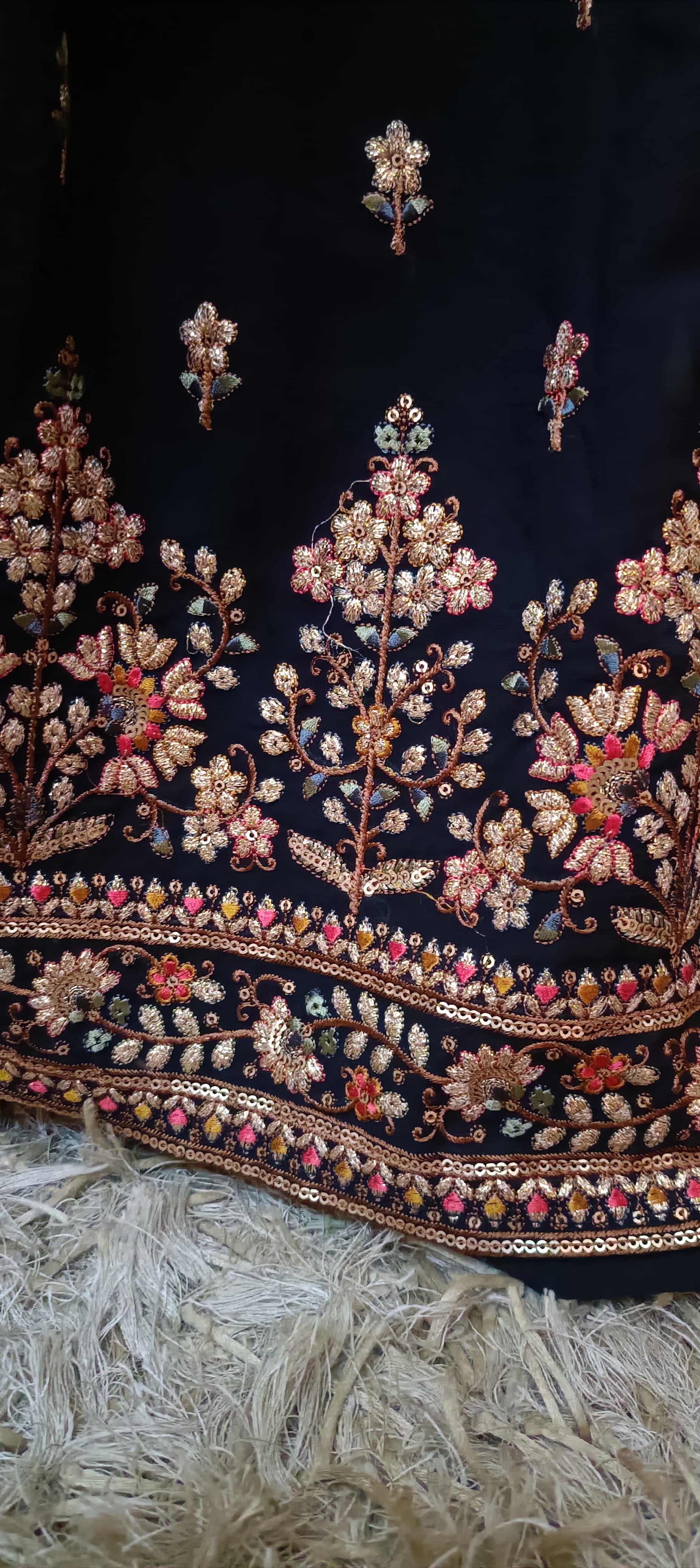 party wear plazo with kurta set