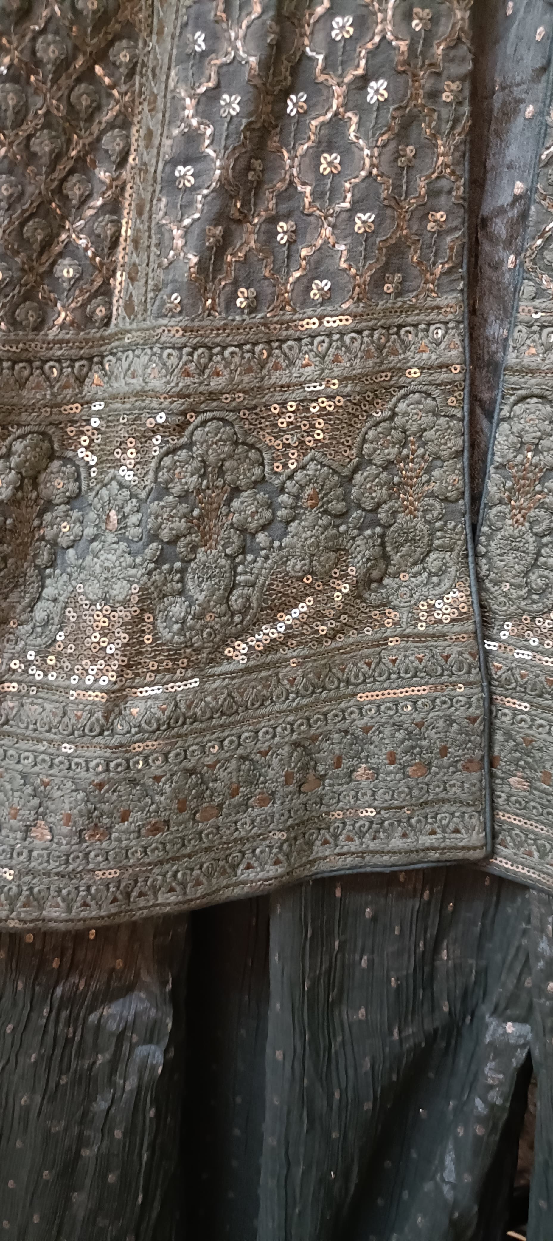 PARTY WEAR,SANGEET,COCKTAIL,HALDI,MEHNDI,PALAZZO,GHARARA,FRONT SLIT OPEN