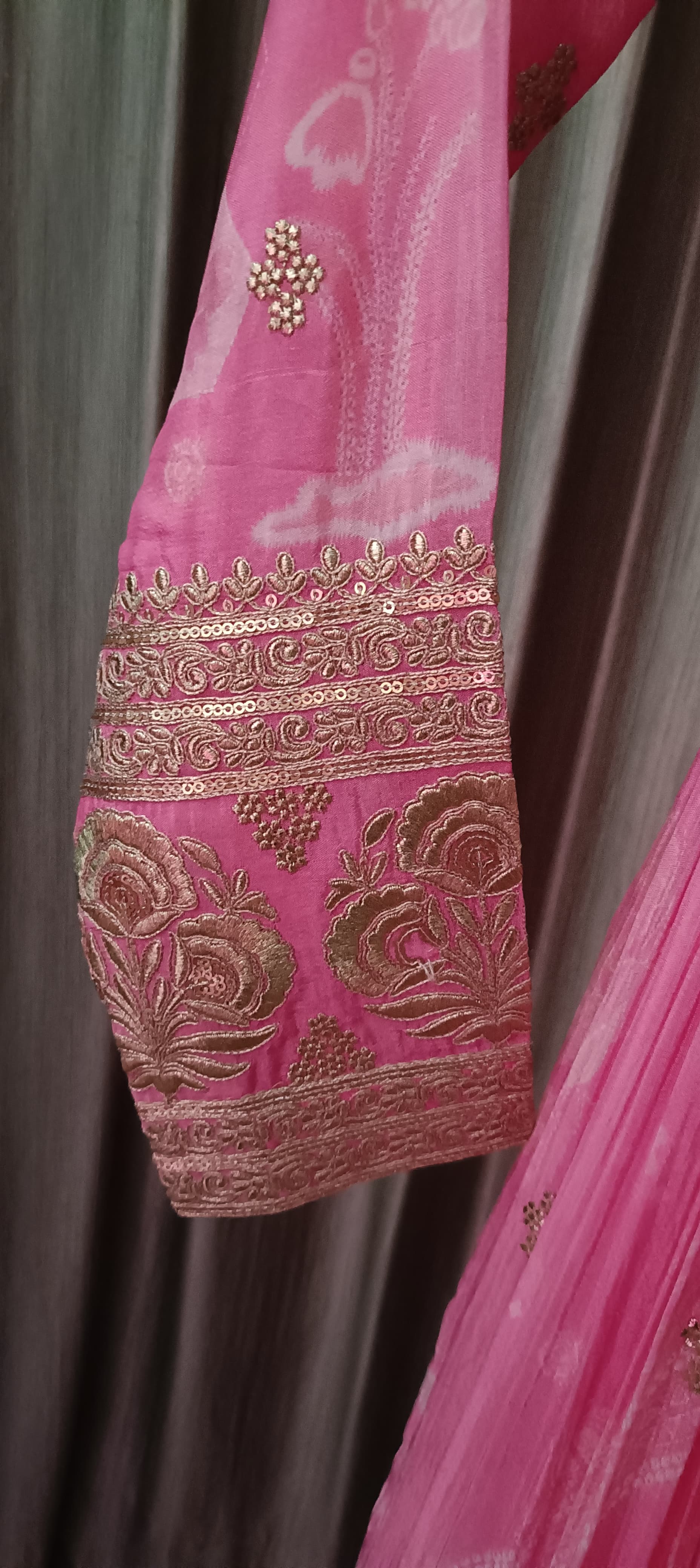 PARTY WEAR,PRINTED,FLORAL,SANGEET,MEHNDI,FLOOR LENGTH,ANARKALI SUIT