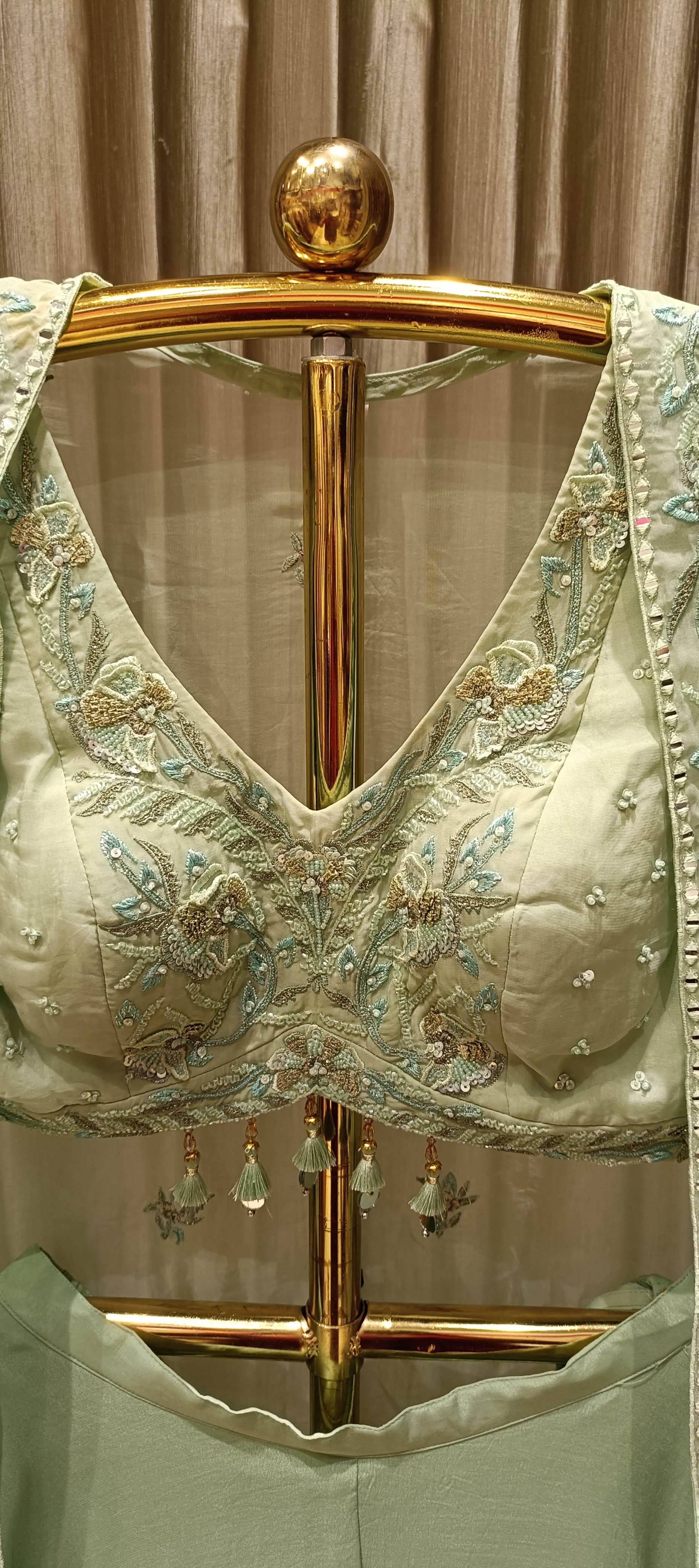 PLAZOO CROP TOP WITH JACKET INDOWESTERN OUTFIT