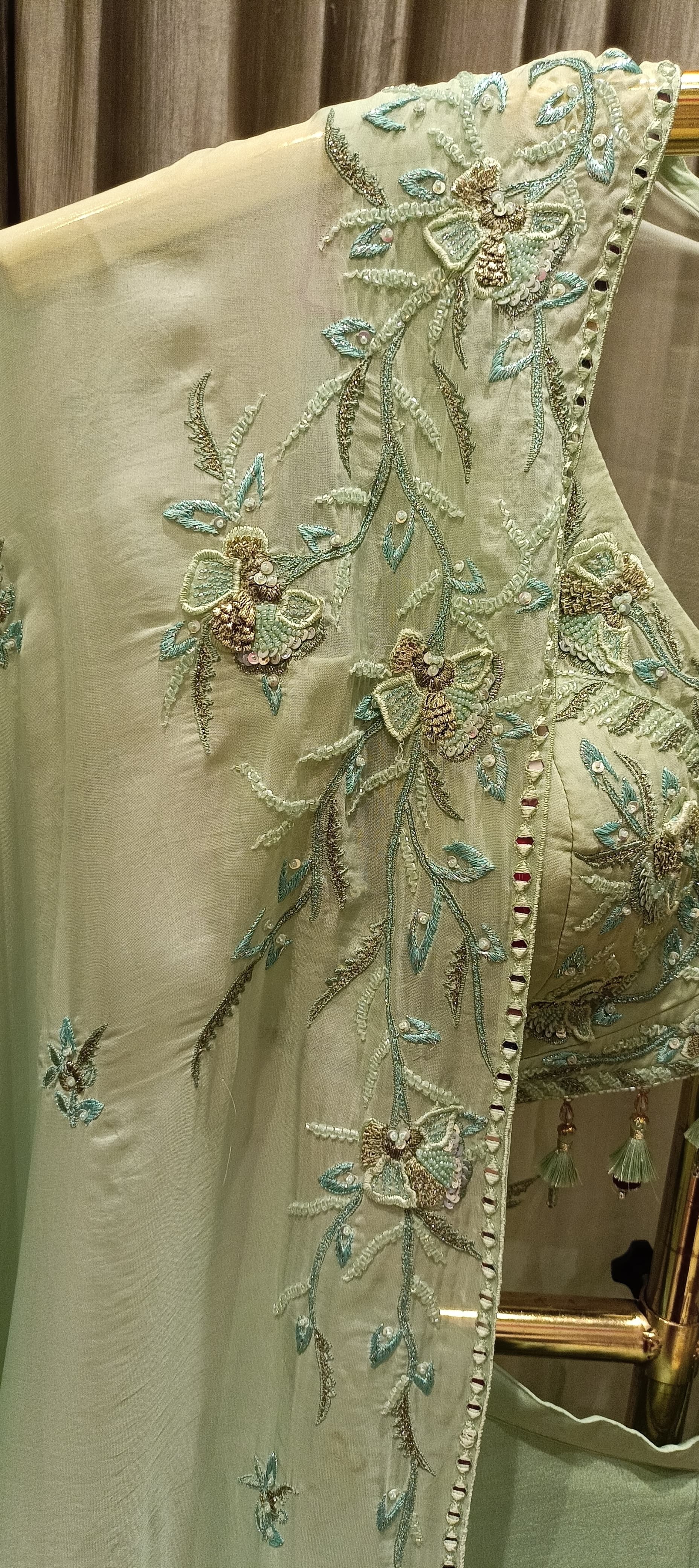 PLAZOO CROP TOP WITH JACKET INDOWESTERN OUTFIT