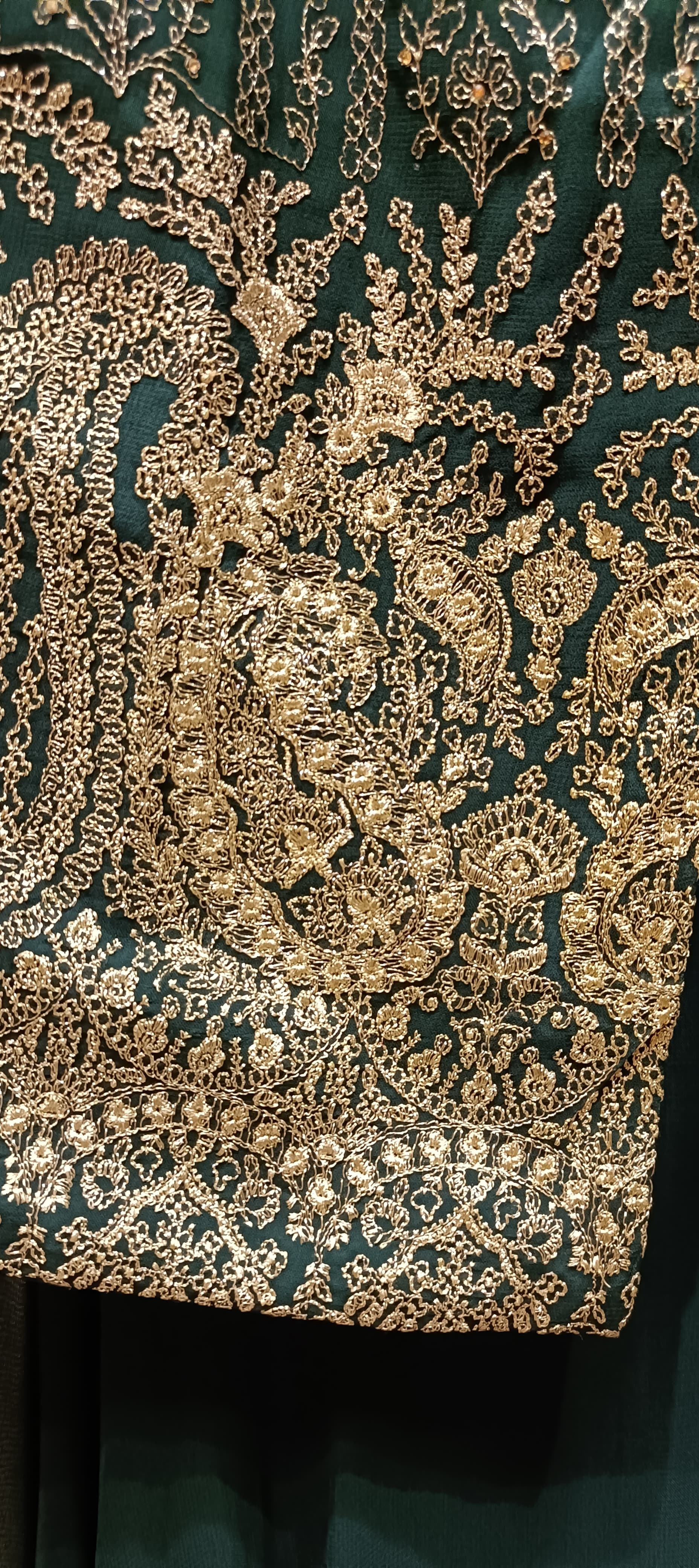 PALAZOO CROP TOP WITH JACKET STYLE INDOWESTERN DRESS