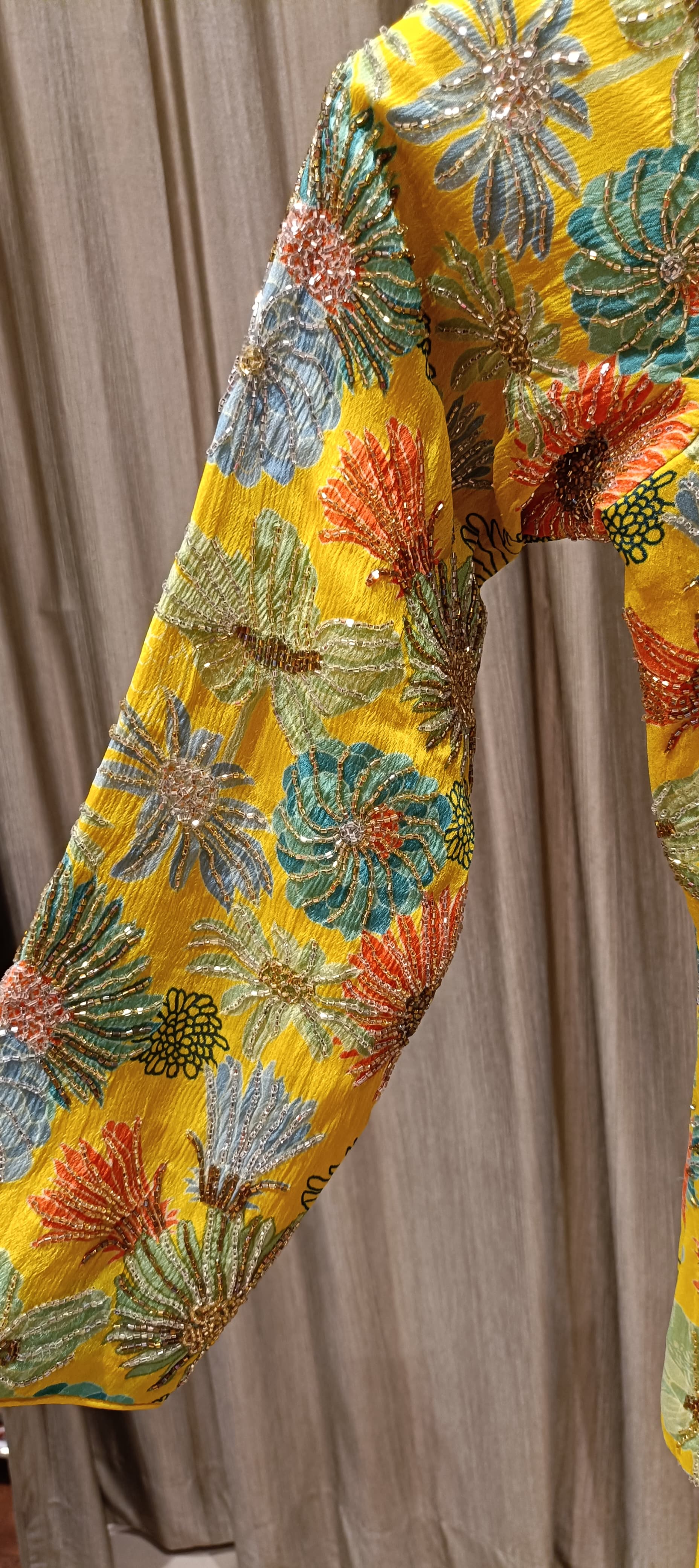 INDOWESTERN PALAZOO WITH MIDLENGHT TOP STYLE,HALDI DRESS