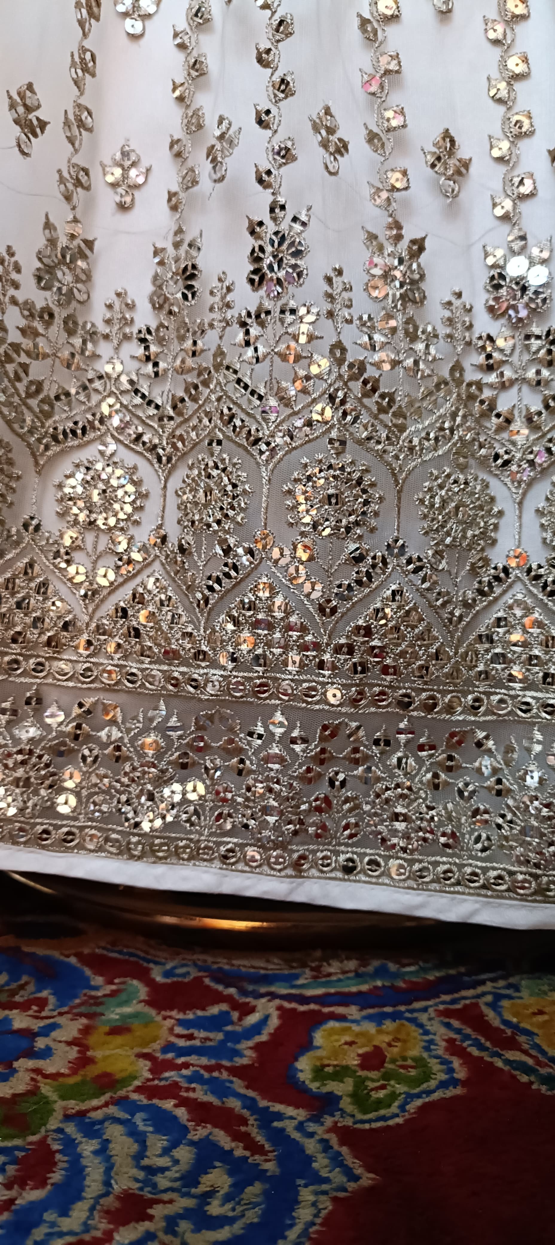 NET ANARKALI DRESS EVENING GOWN