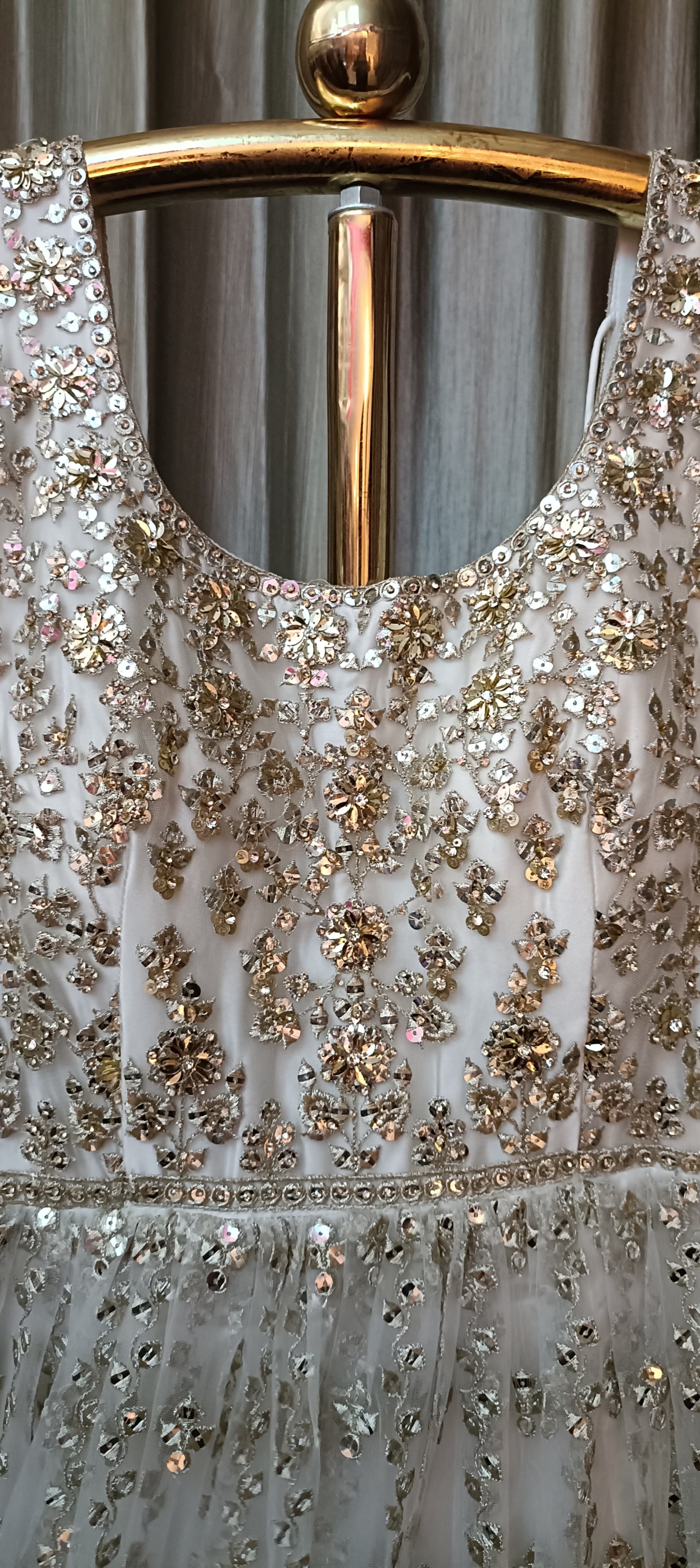 NET ANARKALI DRESS EVENING GOWN