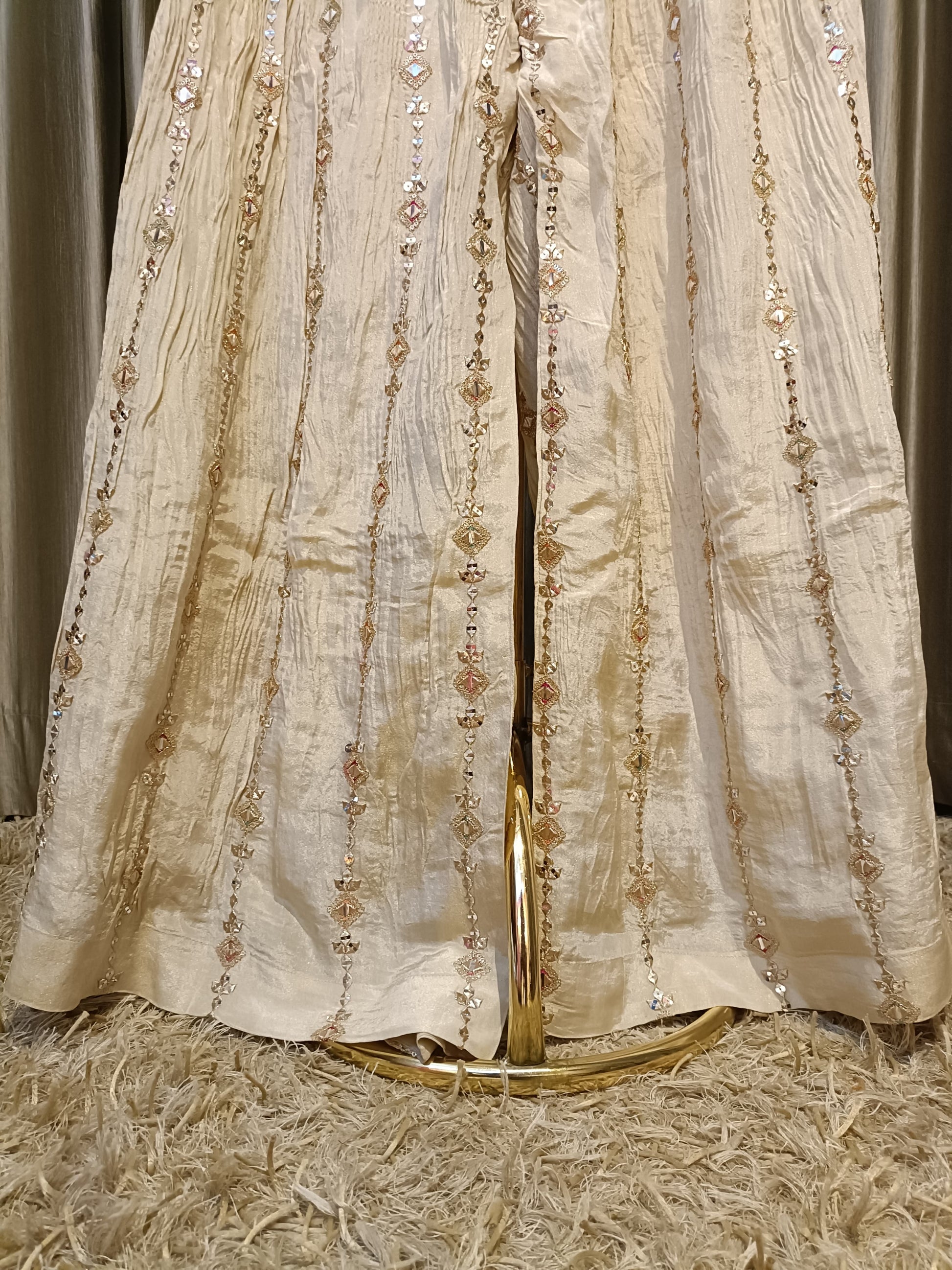 PARTY WEAR,SANGEET,FUNCTIONAL,TISSUE,INDO-WESTERN PALAZZO,GHARARA