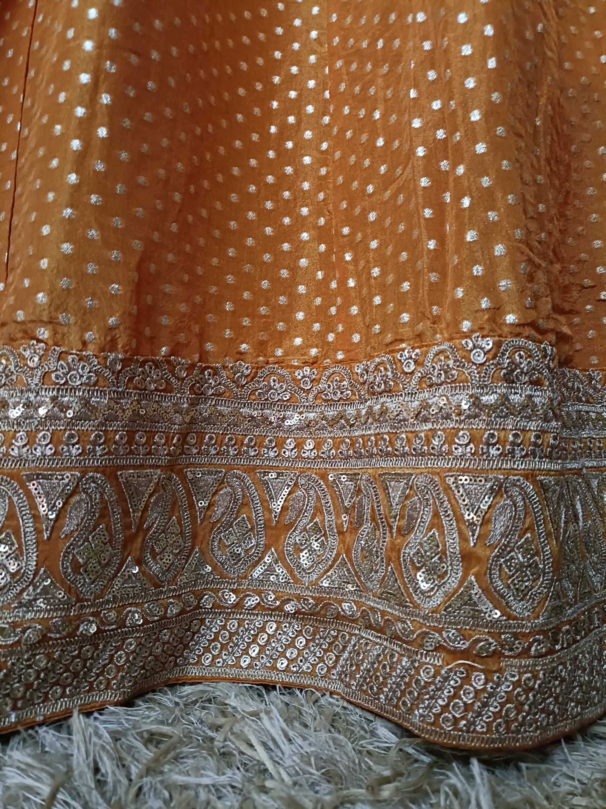 ORGENZA ANARKALI DRESS EVENING GOWN