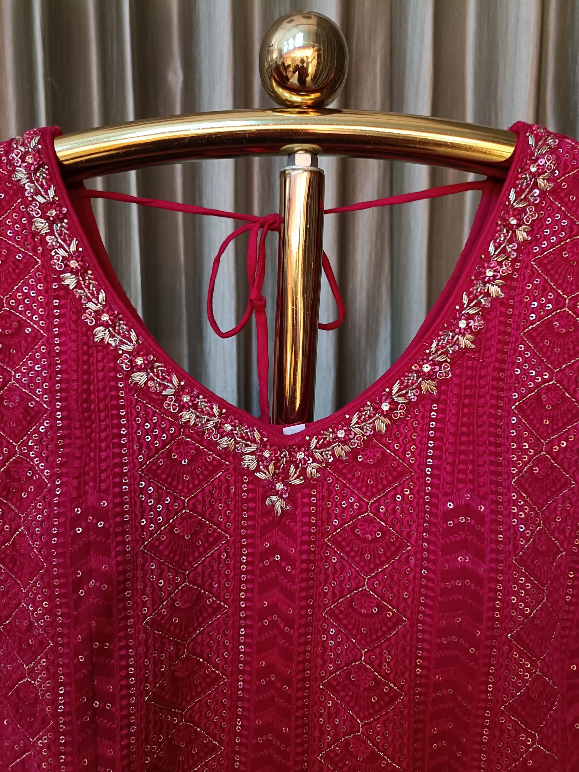 LUCKHNAVI ANARKALI DRESS,EVENING SANGEET PARTY WEAR