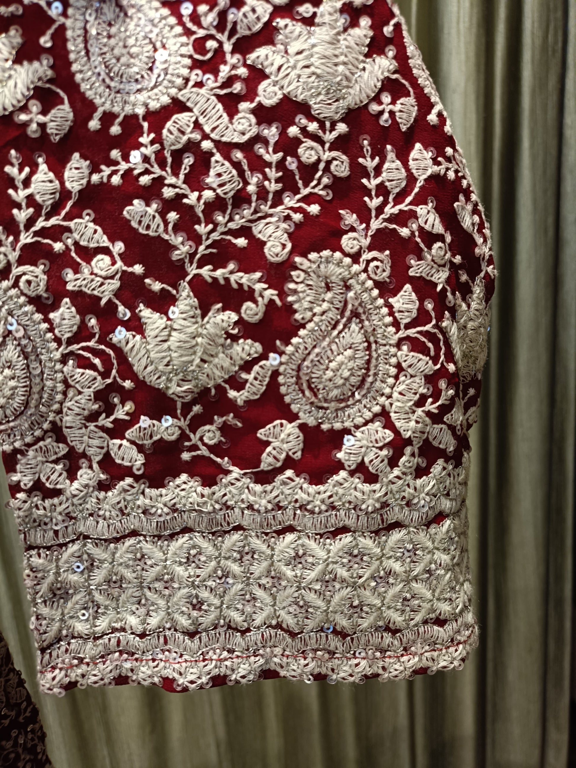 LUCKHNAVI FRONT SLIT CUT ANARKALI DRESS,EVENING,FESTIVE,TRADITIONAL WEAR