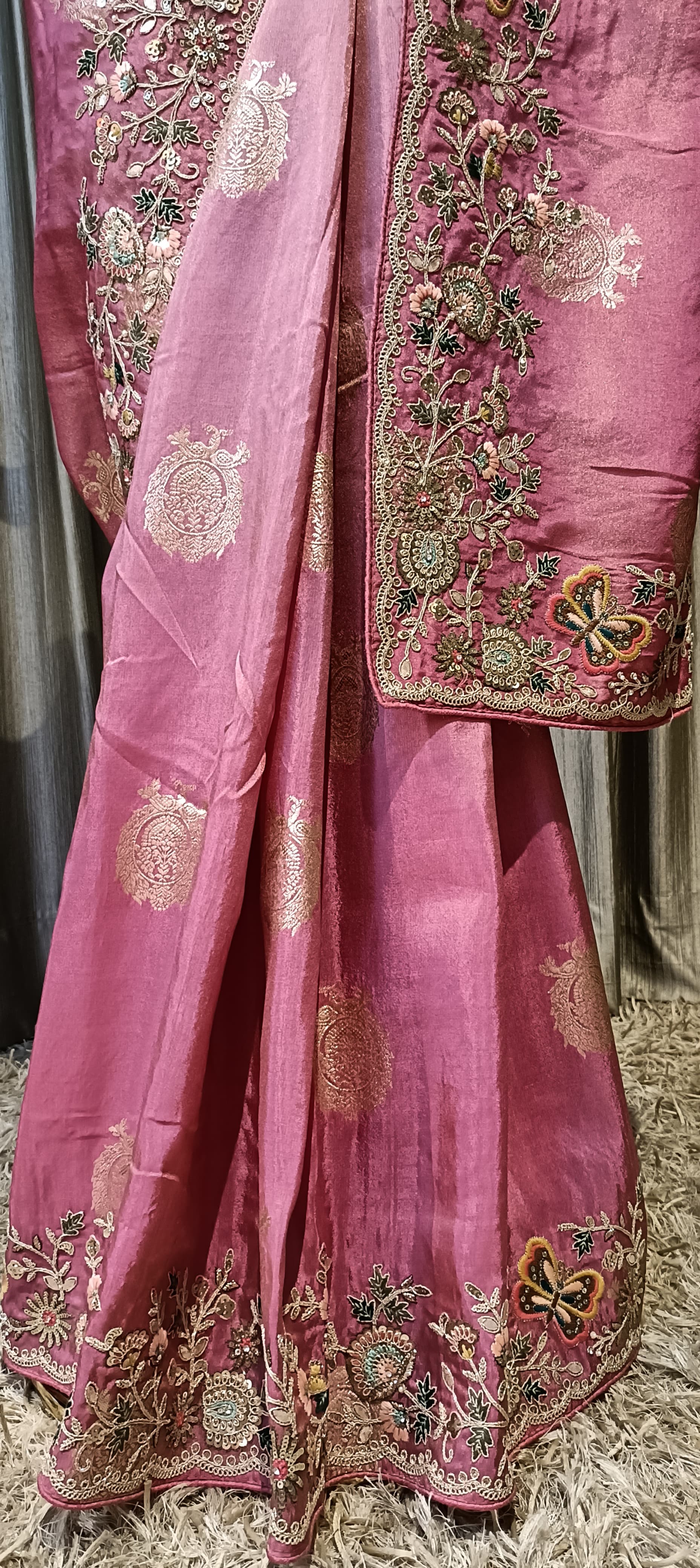 PARTY WEAR,TRADITIONAL,FUNCTIONAL,SANGEET LOOK SAREE
