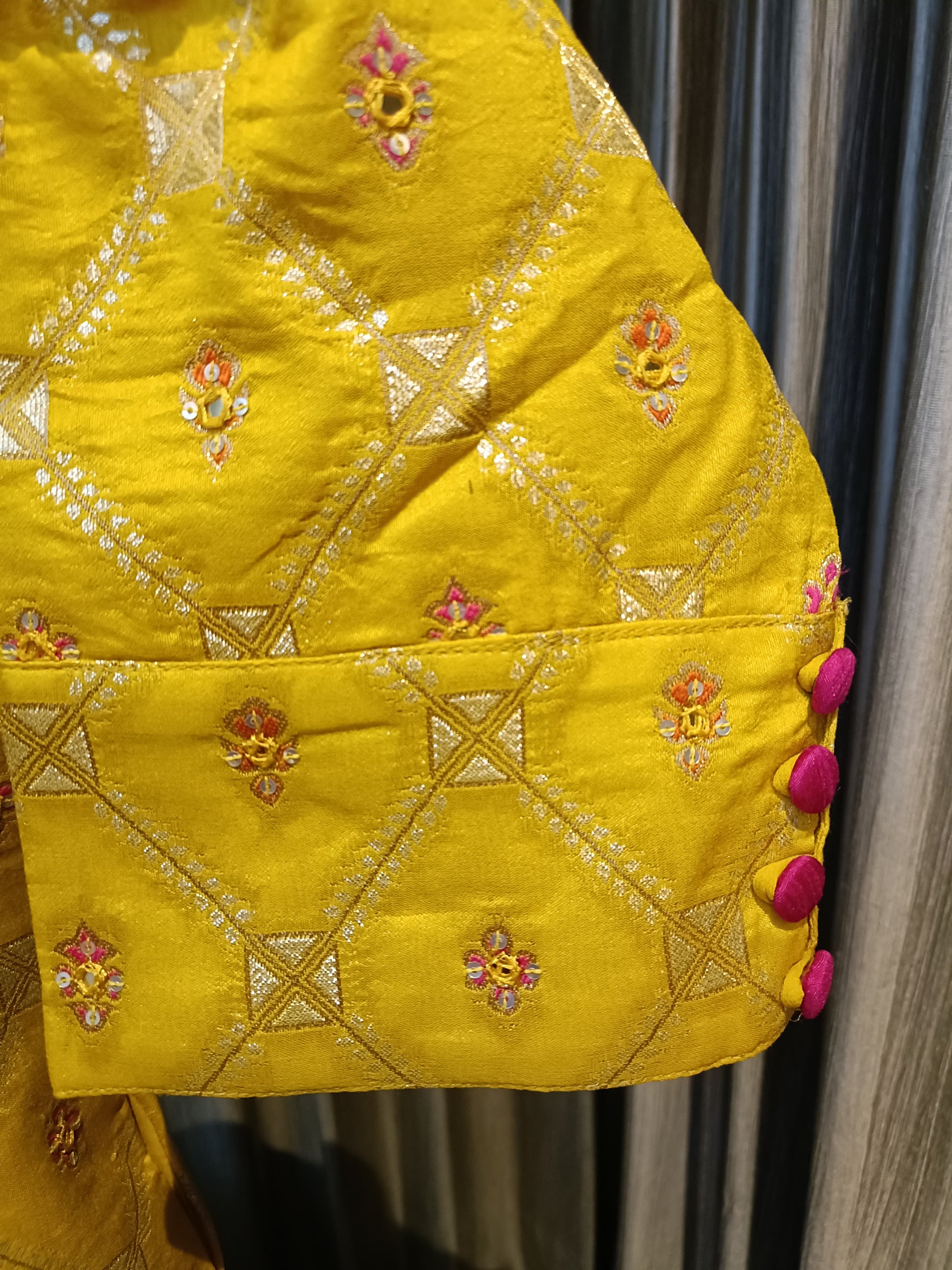 JACKET STYLE ANARKALI DRESS HALDI CEREMONEY,FESTIV OCCASSION,