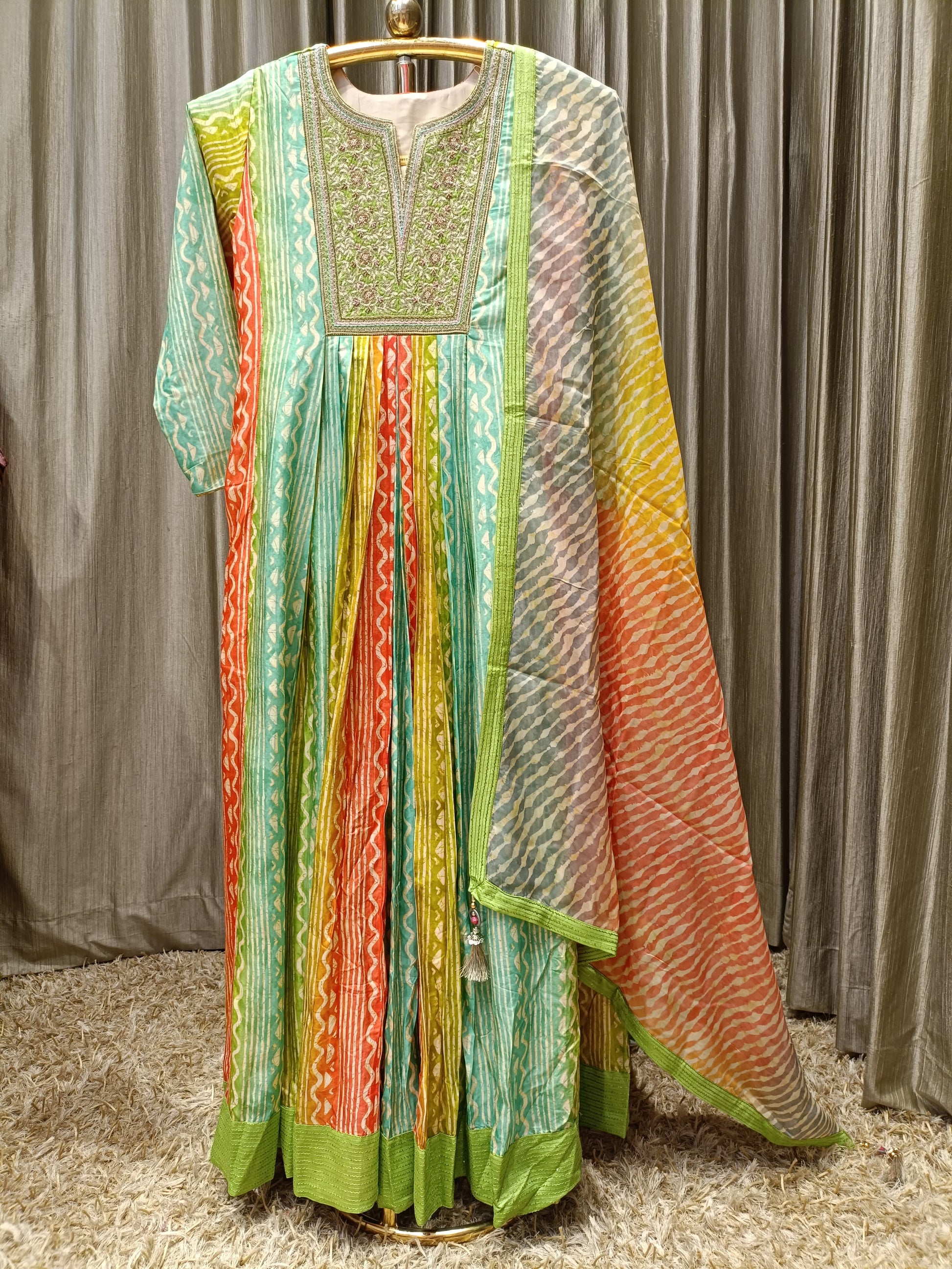 ANARKALI DRESS SANGEET,EVENING OUTFIT