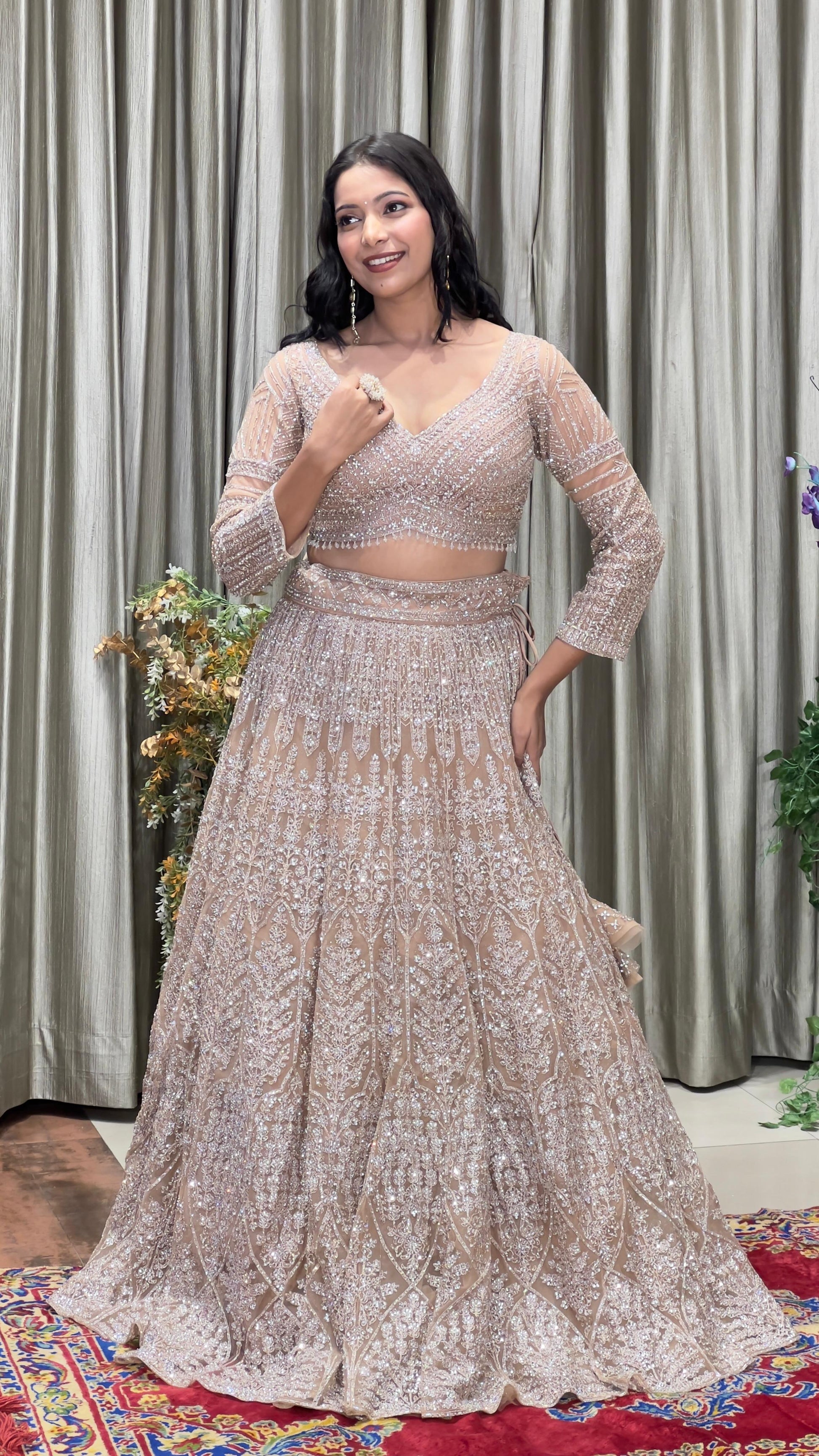 RECEPTION,WEDDING & ENGAGEMENT LEHENGA CHOLI