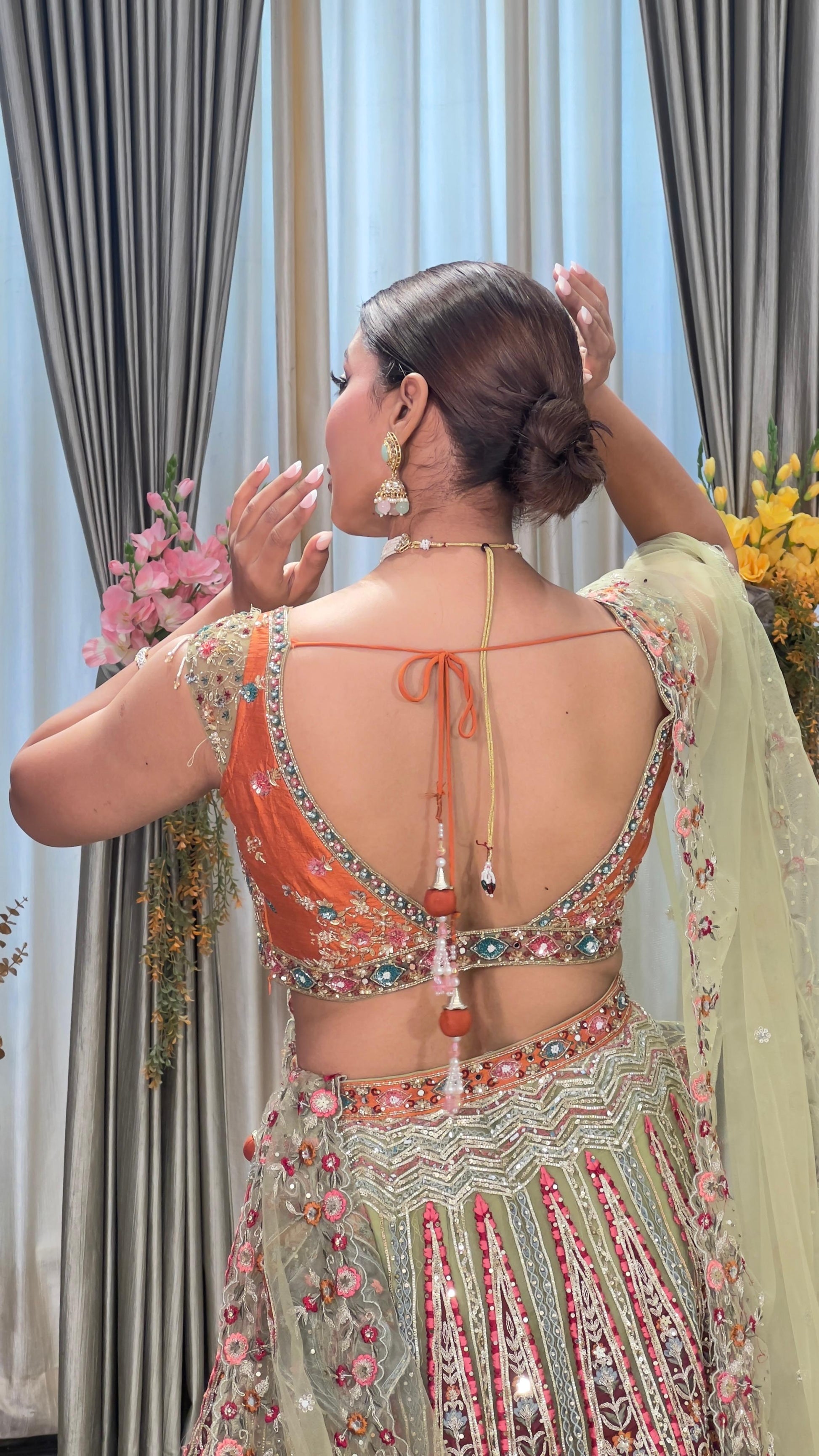 RECEPTION,WEDDING FUNCTION LEHENGA CHOLI