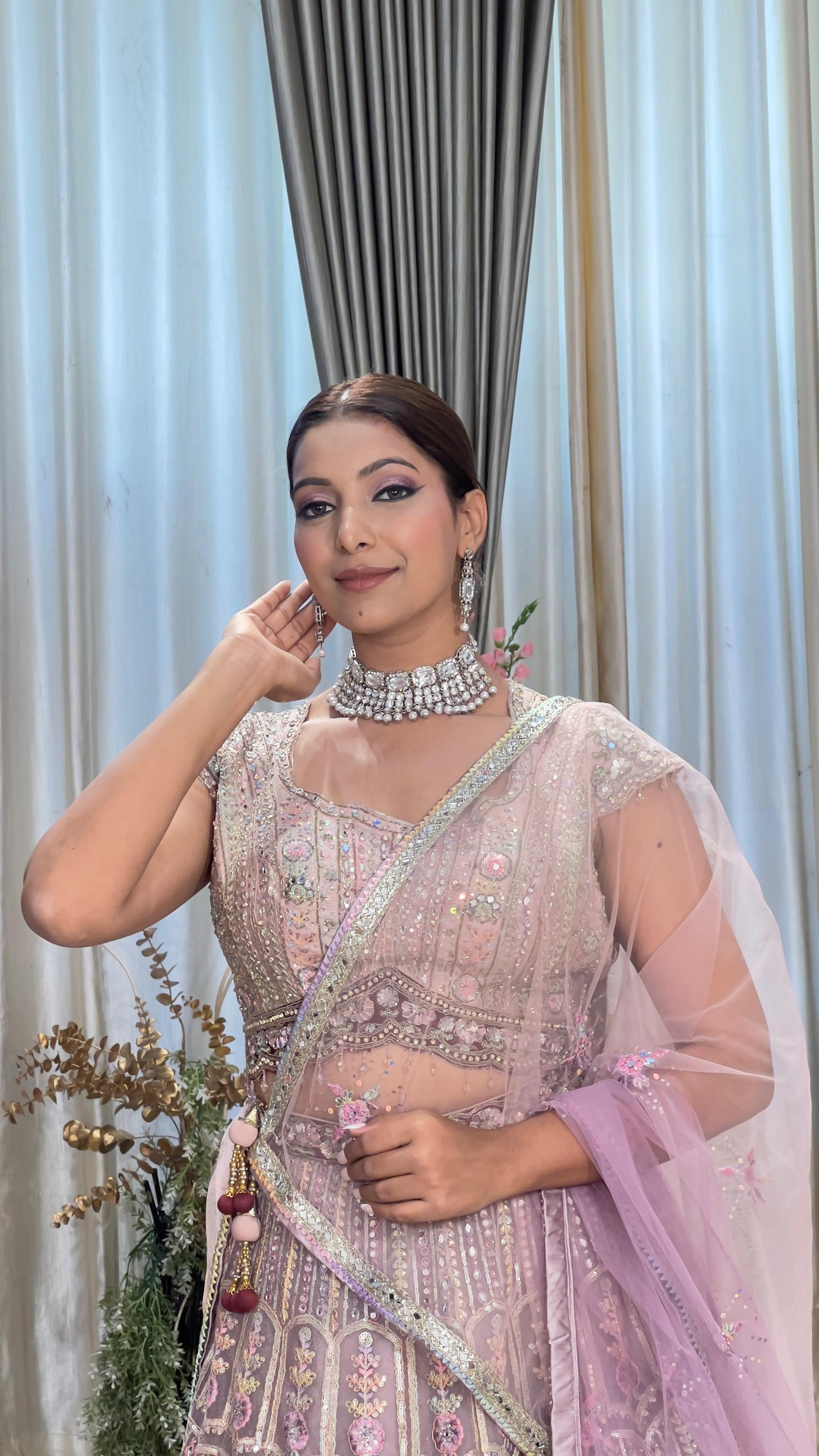 RECEPTION AND ENGAGEMENT WEAR LEHENGA CHOLI