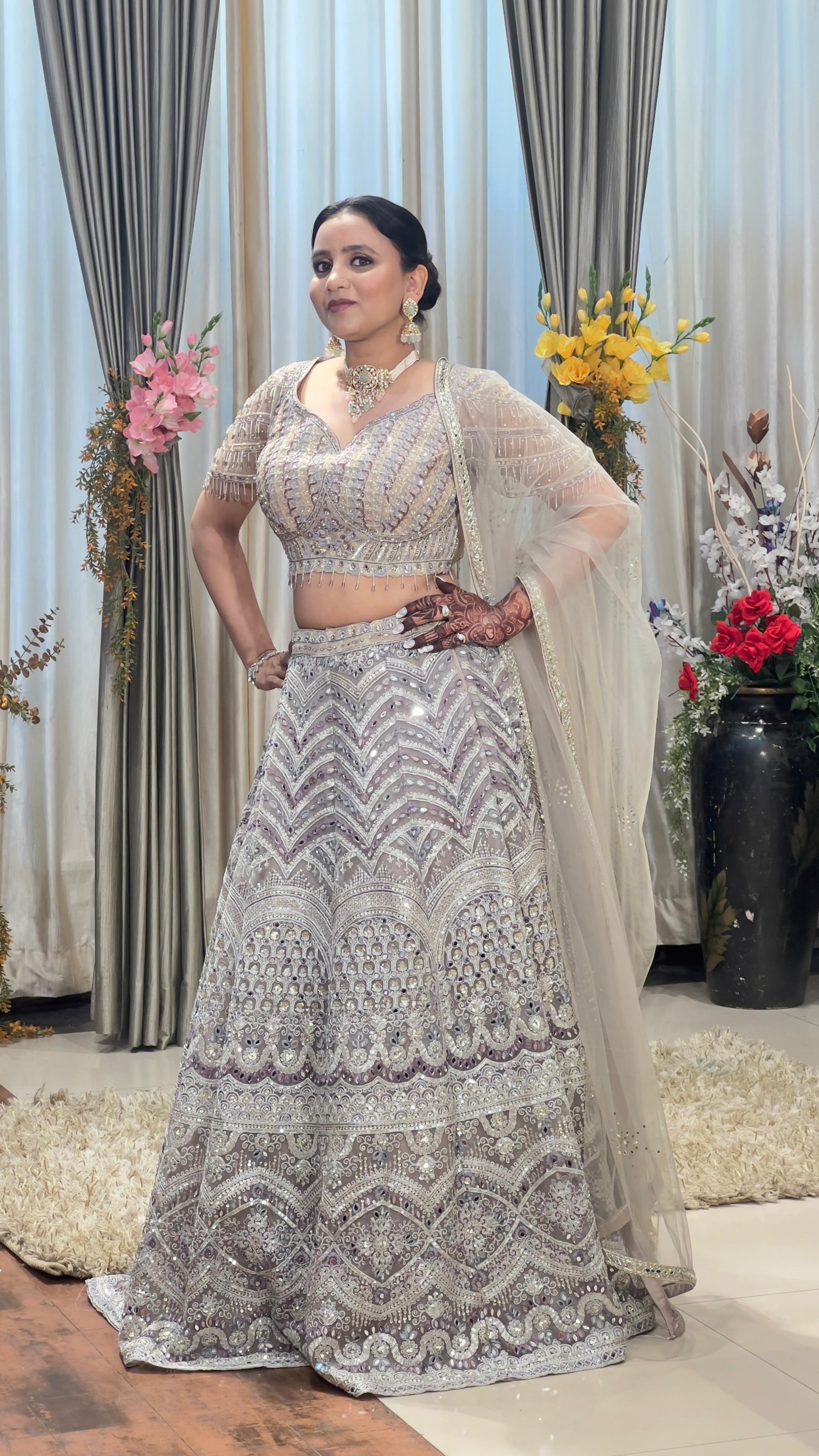 RECEPTION,ENGAGEMENT & WEDDING WEAR LEGENGA CHOLI