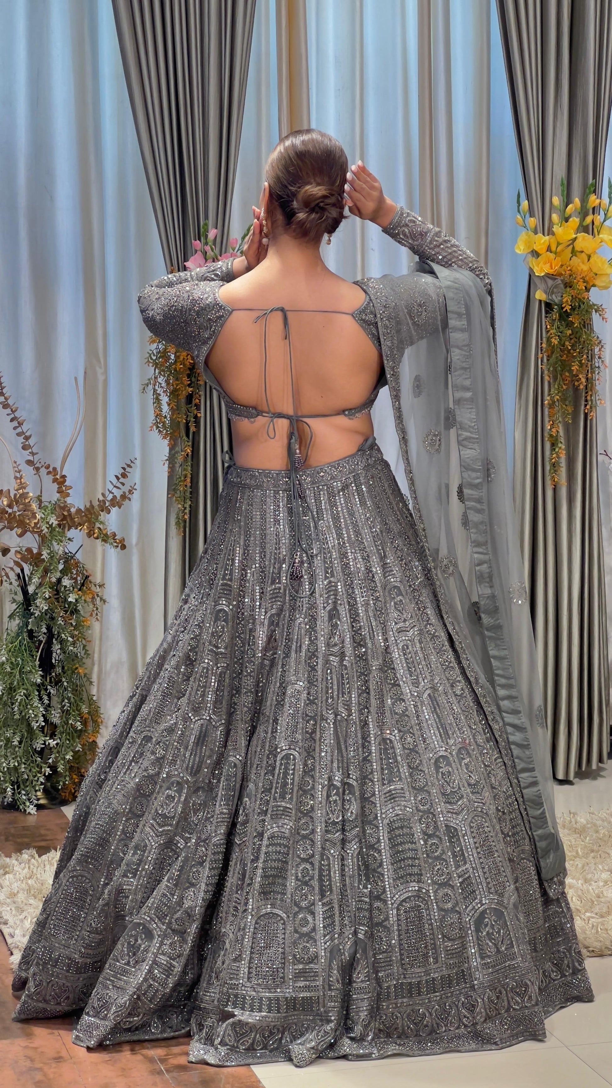 RECEPTION,SANGEET,COCKTAIL DESIGNER LEHENGA CHOLI