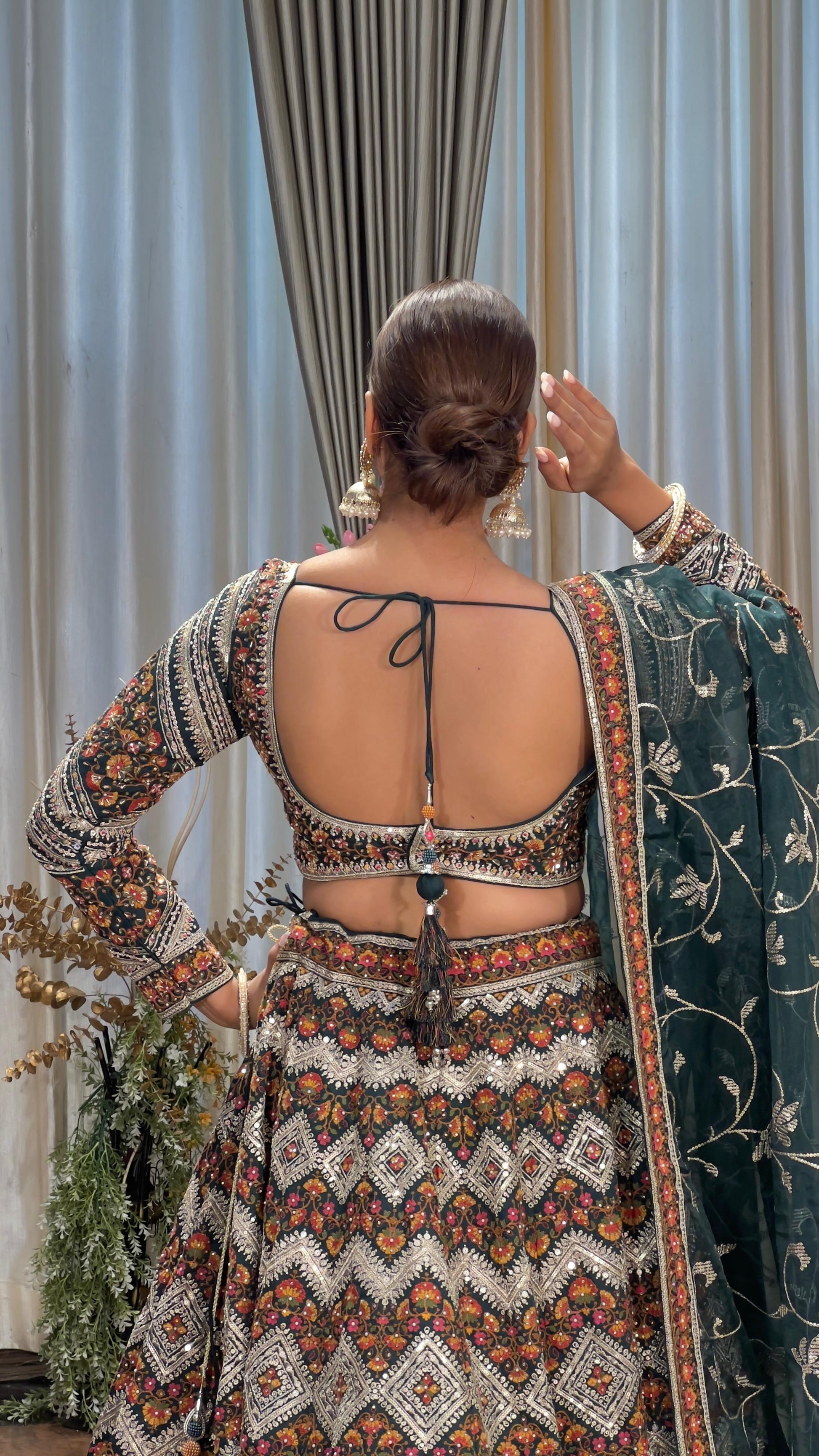 PARTY WEAR,RECEPTION,WEDDING LEHENGA CHOLI