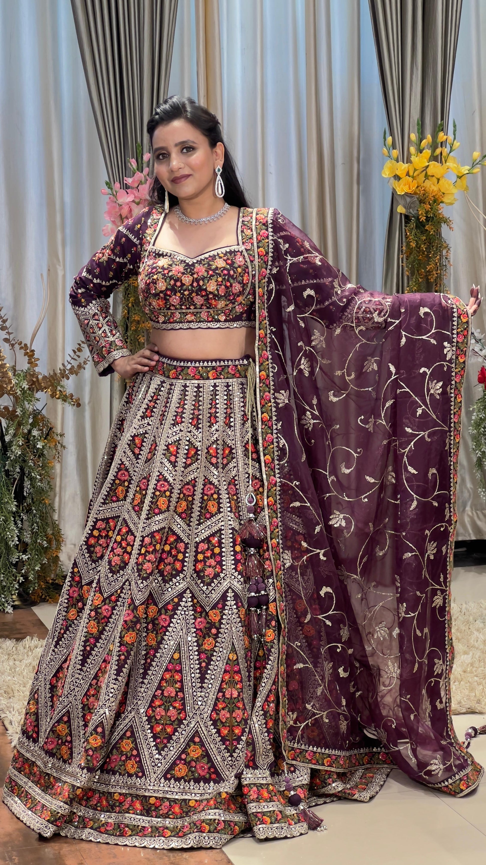RECEPTION,PARTY WEAR,WEDDING,ENGAGEMENT,SANGEET LEHENGA CHOLI