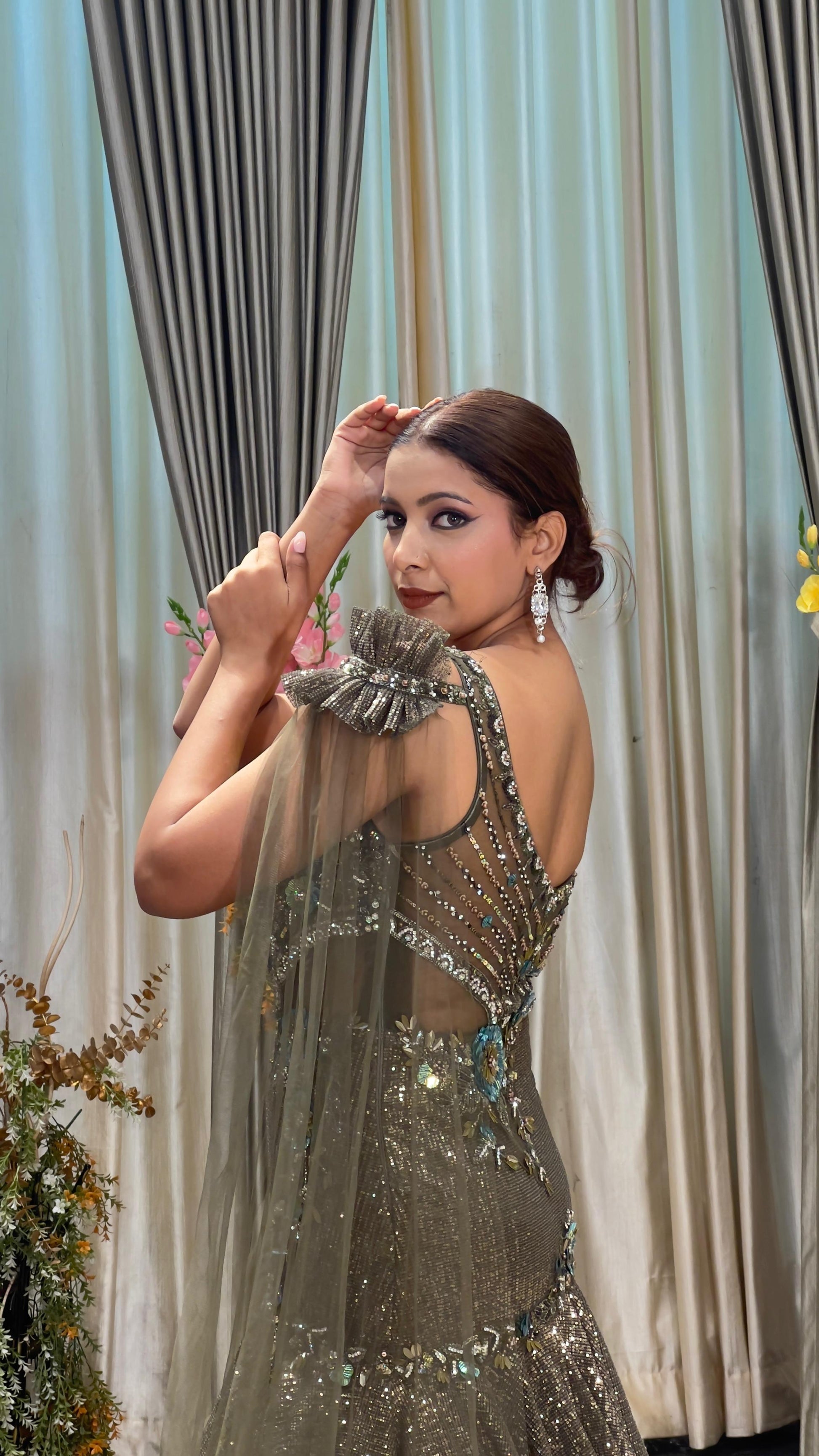 MERMAID,PARTY WEAR,COCKTAIL,EVENING GOWN,FISH CUT GOWN