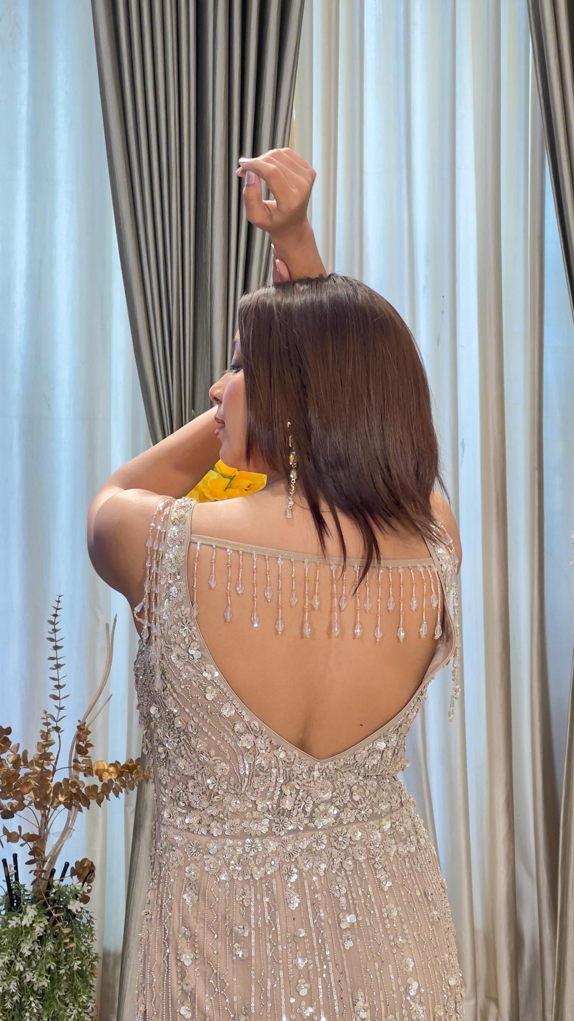 PARTY WEAR,RECEPTION,FISH CUT,MERMAID GOWN