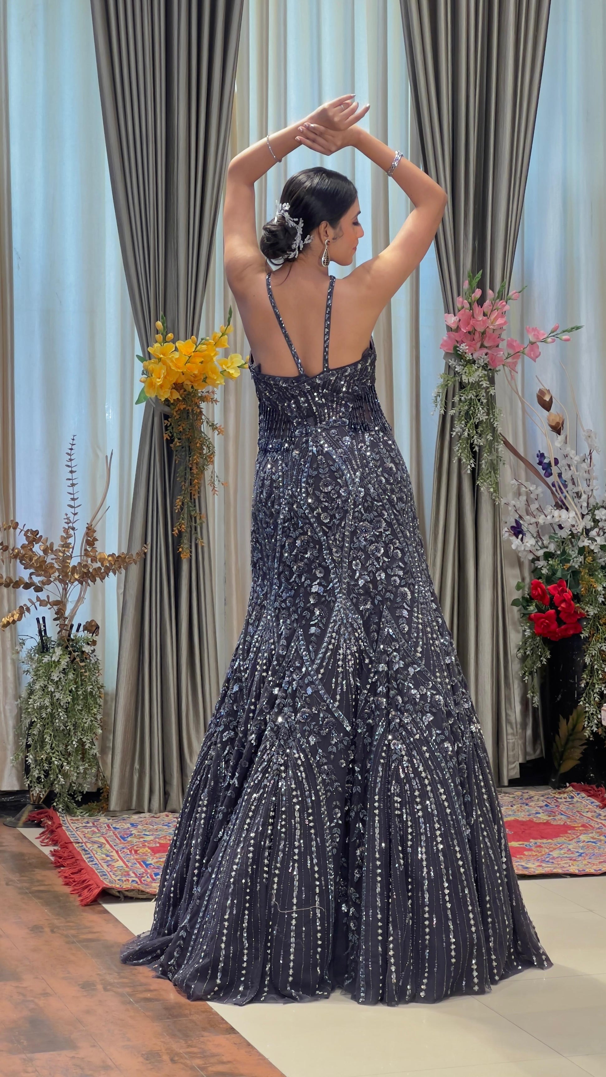PARTY WEAR,COCKTAIL,RECEPTION,SANGEET BALL GOWN