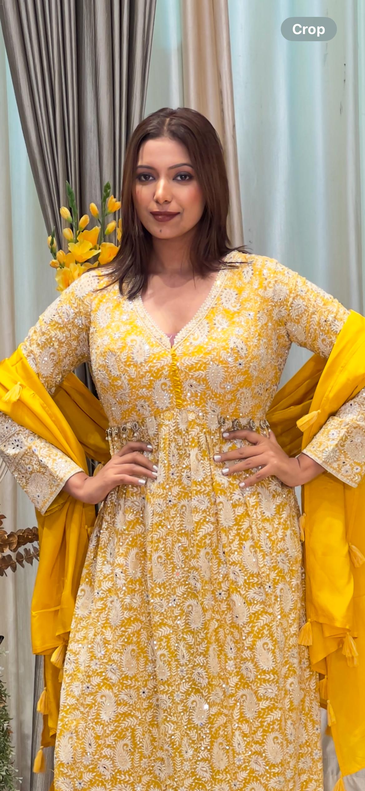 PARTY WEAR,TRADITIONAL,FESTIVAL,SANGEET,HALDI PALAZZO SUIT