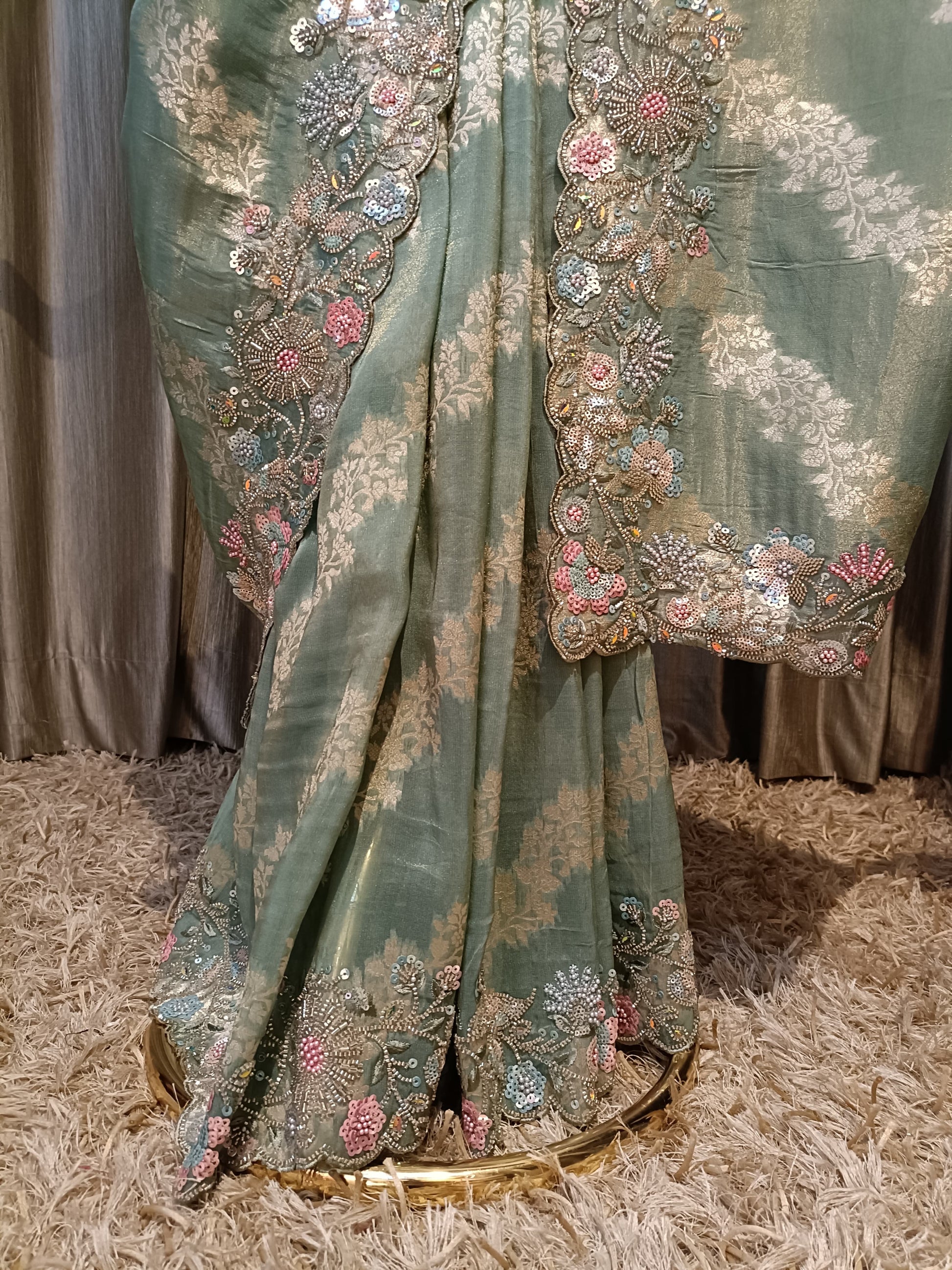 PARTY WEAR,MEHNDI,SANGEET,FESTIVAL BANARASI SAREE