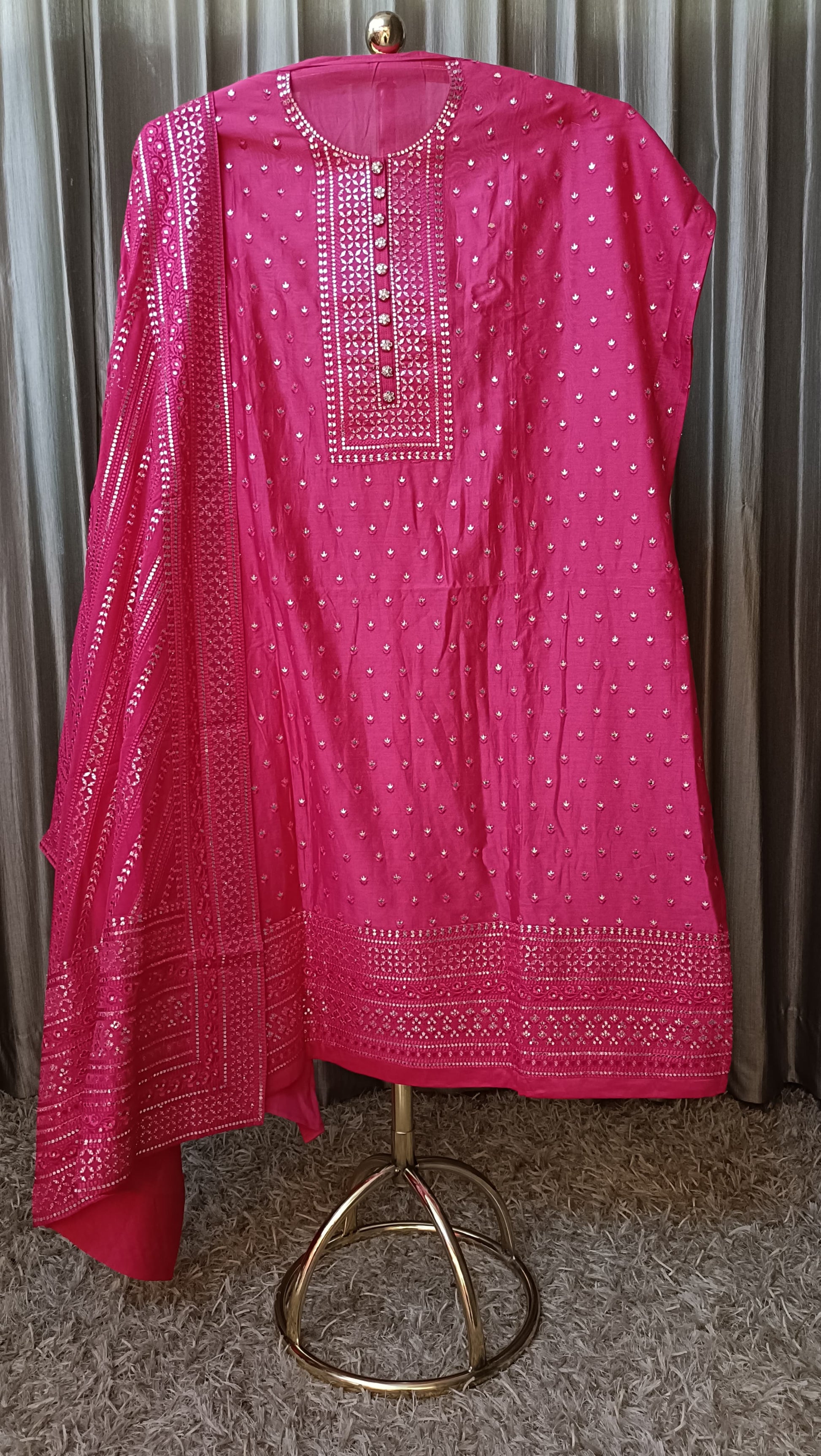 RECEPTION LOOK PART Y WEAR DRESS MATERIAL