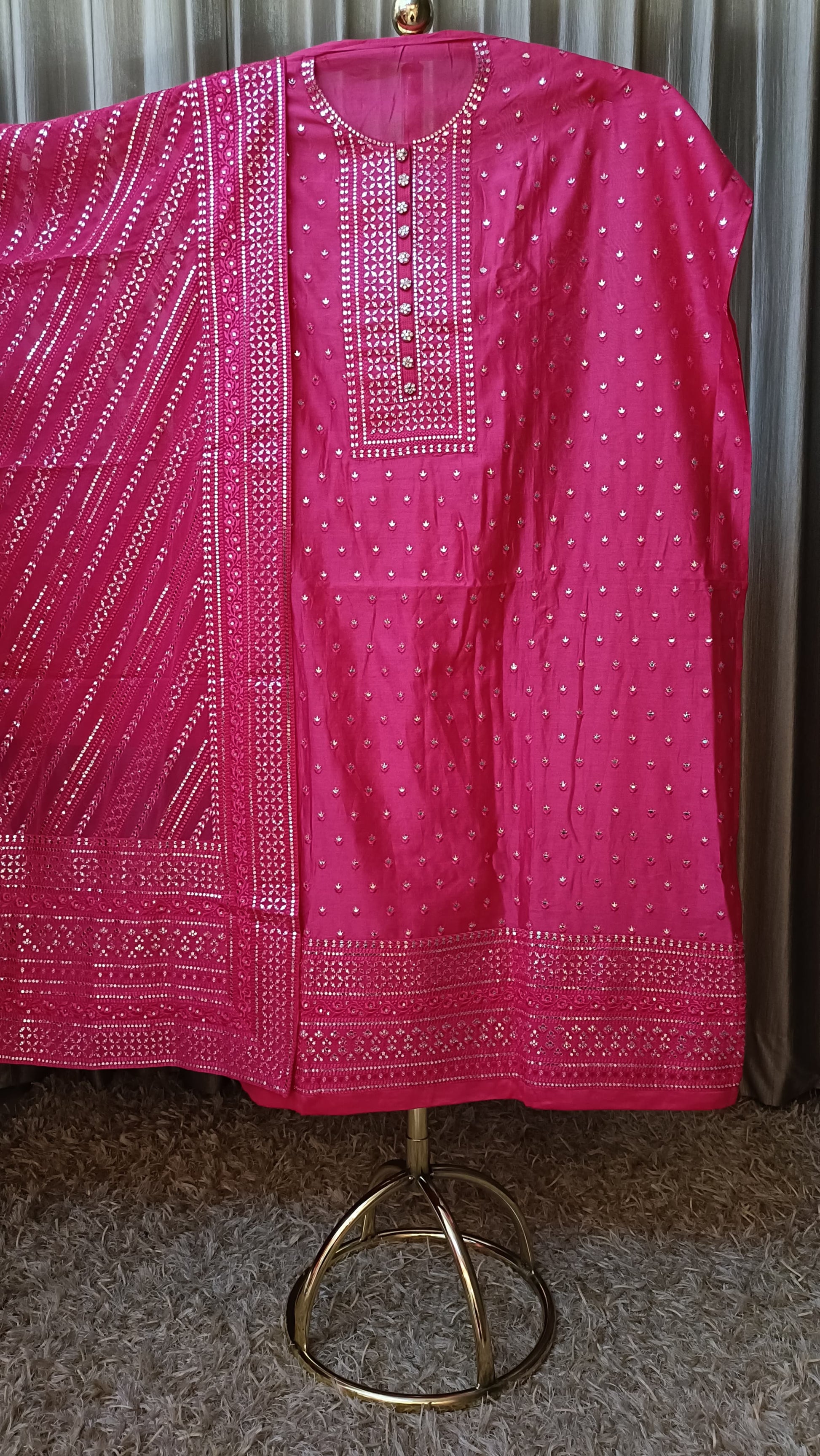 RECEPTION LOOK PART Y WEAR DRESS MATERIAL