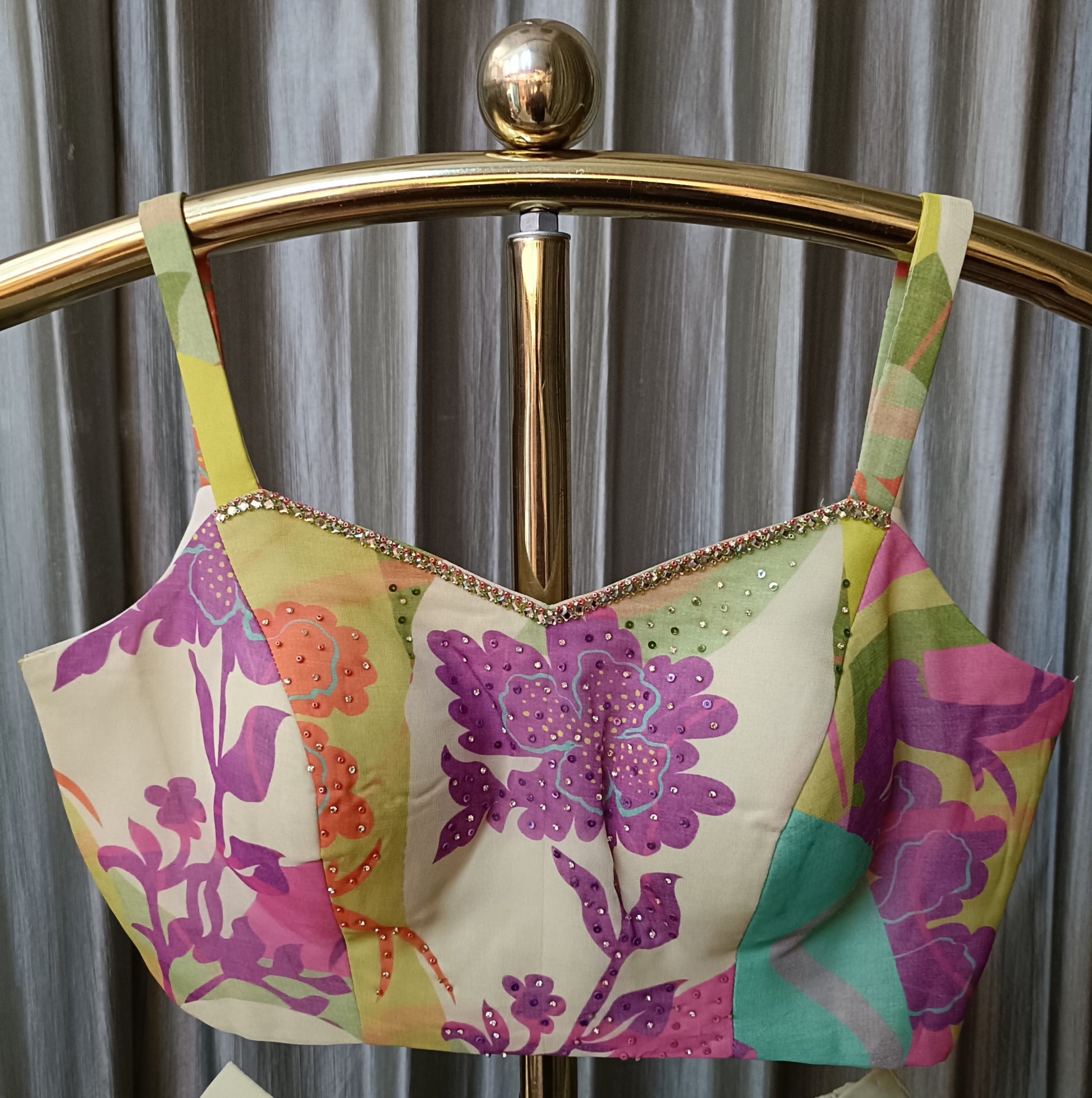 PALAZZO WITH CROP TOP SET MEHNDI,SANGEET,FESTIVE OCCASSION