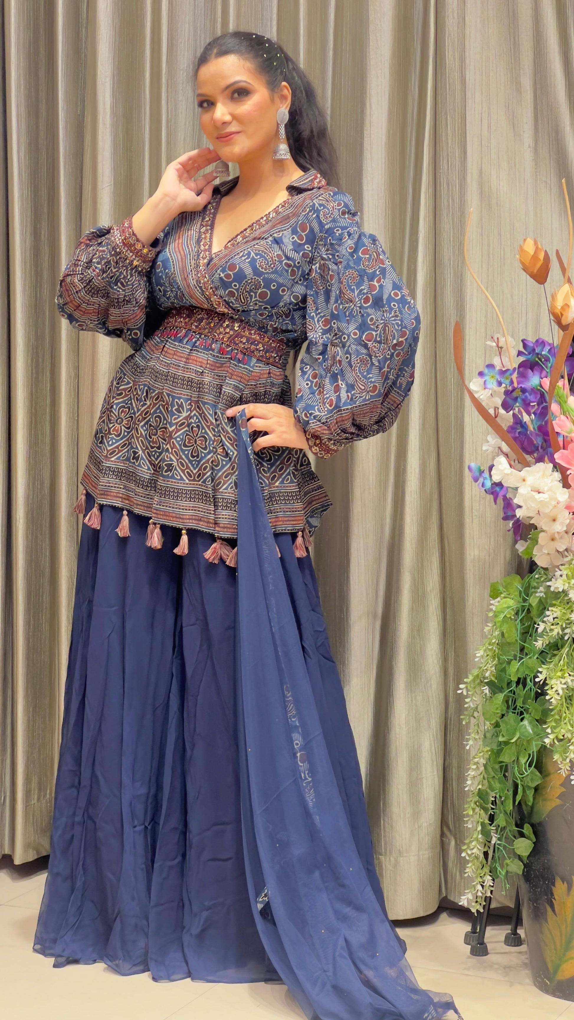 PALAZZO SET,FESTIVE GATHERING ETHNIC PARTIES,CASUAL WEDDING PARTY WEAR