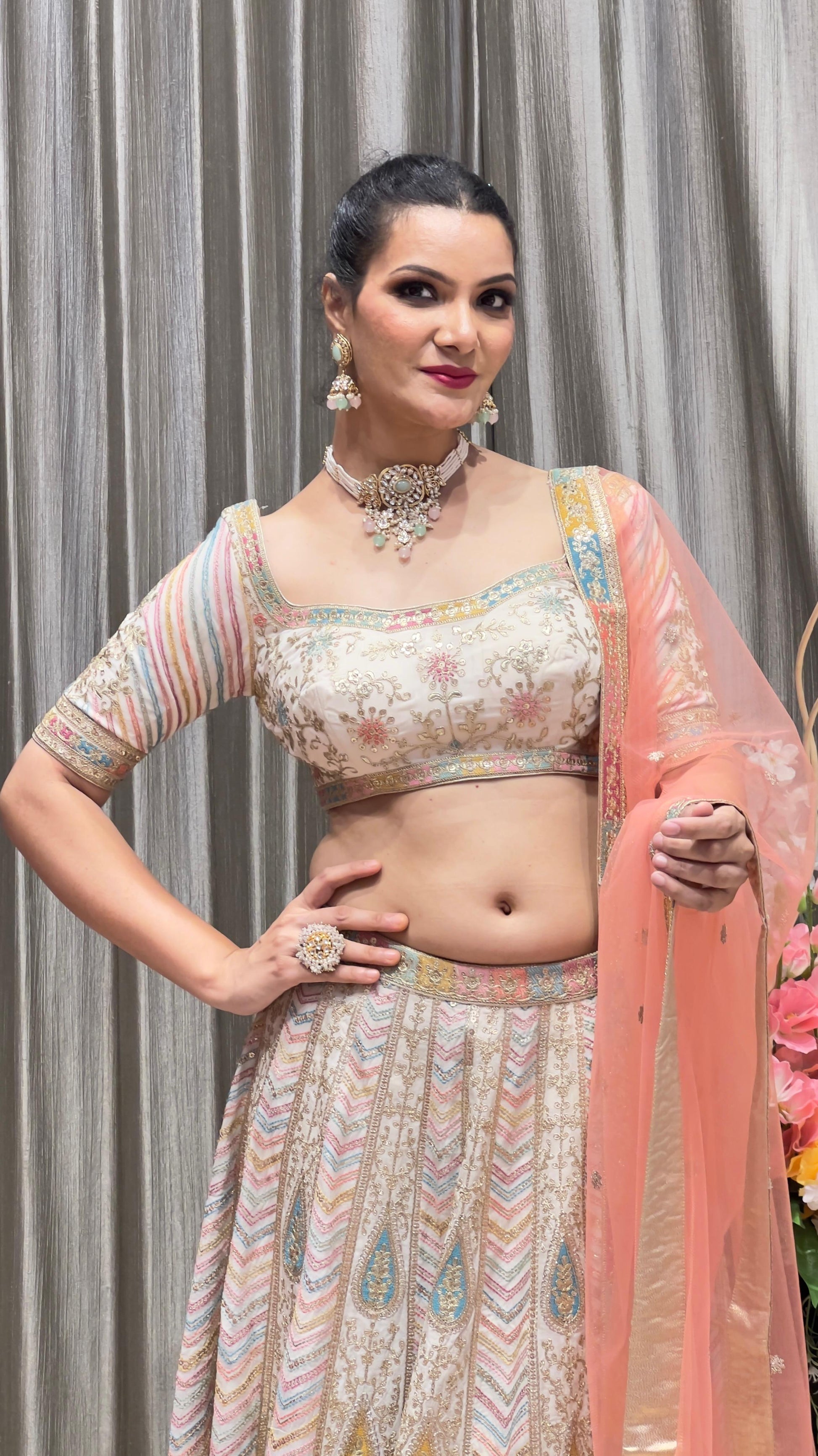 LEHENGA CHOLI SANGEET,WEDDING,MEHNDI,FESTIVE OCCASSION, PARTY WEAR