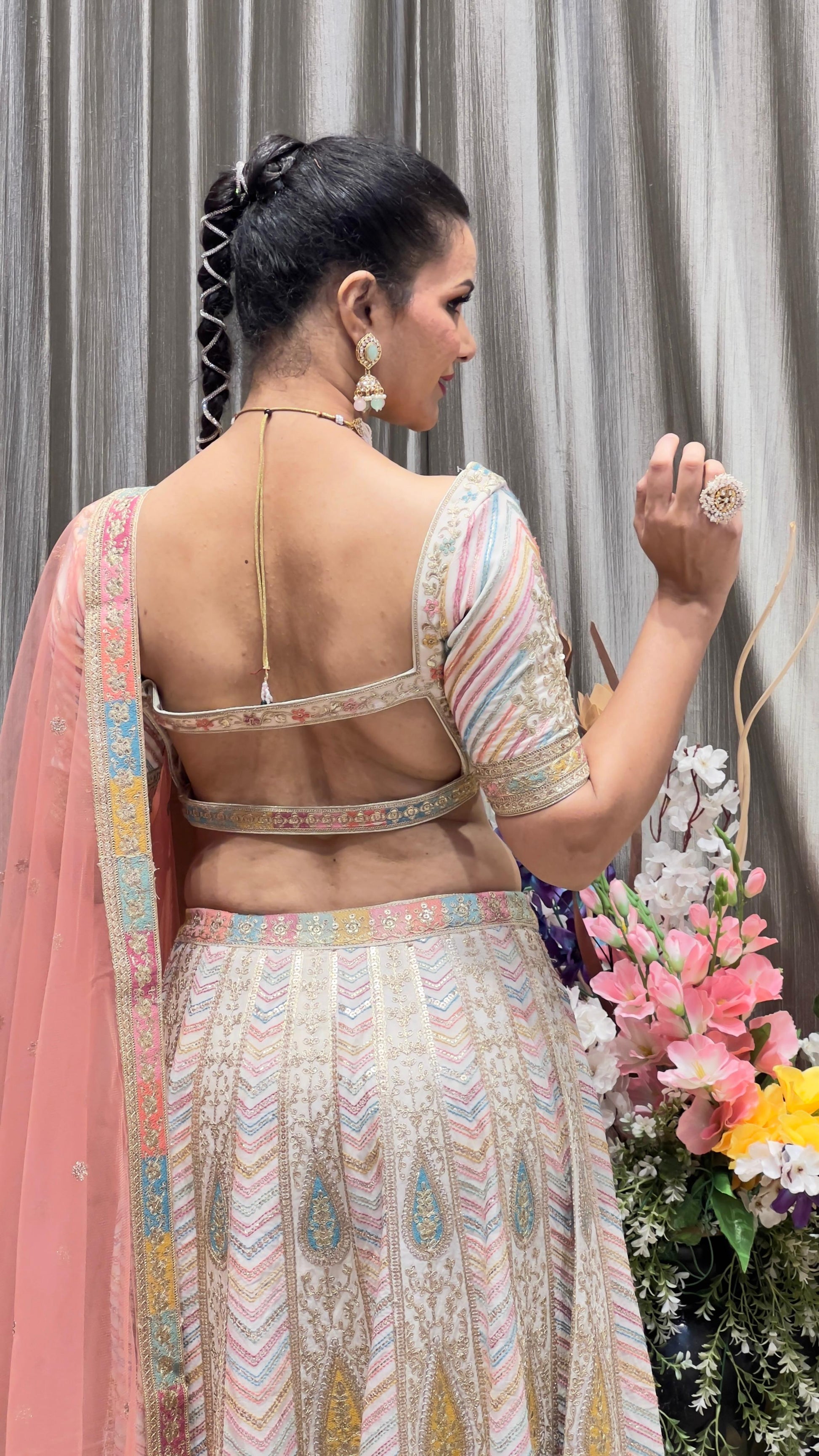 LEHENGA CHOLI SANGEET,WEDDING,MEHNDI,FESTIVE OCCASSION, PARTY WEAR