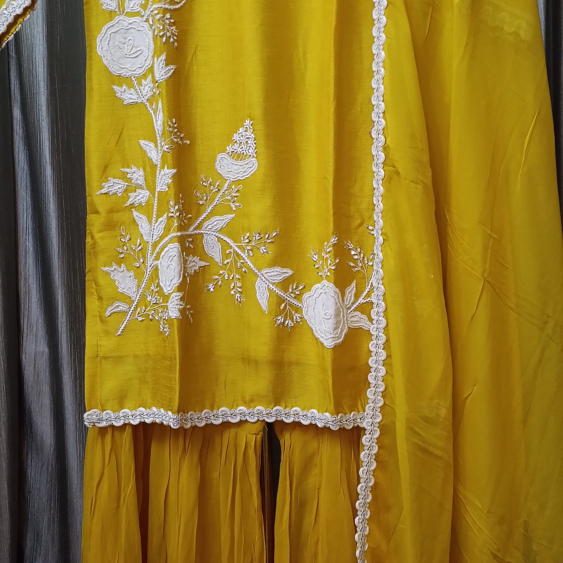 PALAZZO SET HALDI,SANGEET,FESTIVE OCCASSION, PARTY WEAR