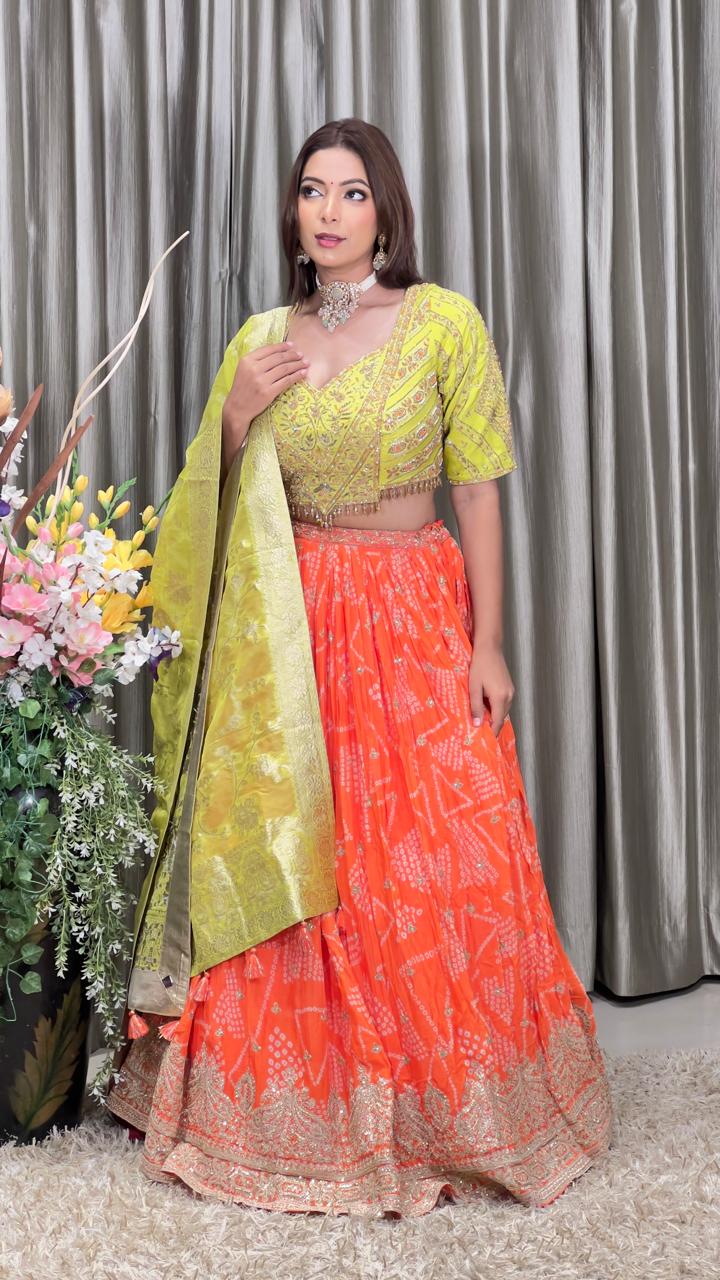 LEHENFGA CHOLI SANGEET, MEHNDI, HALDI, PARTY WEAR