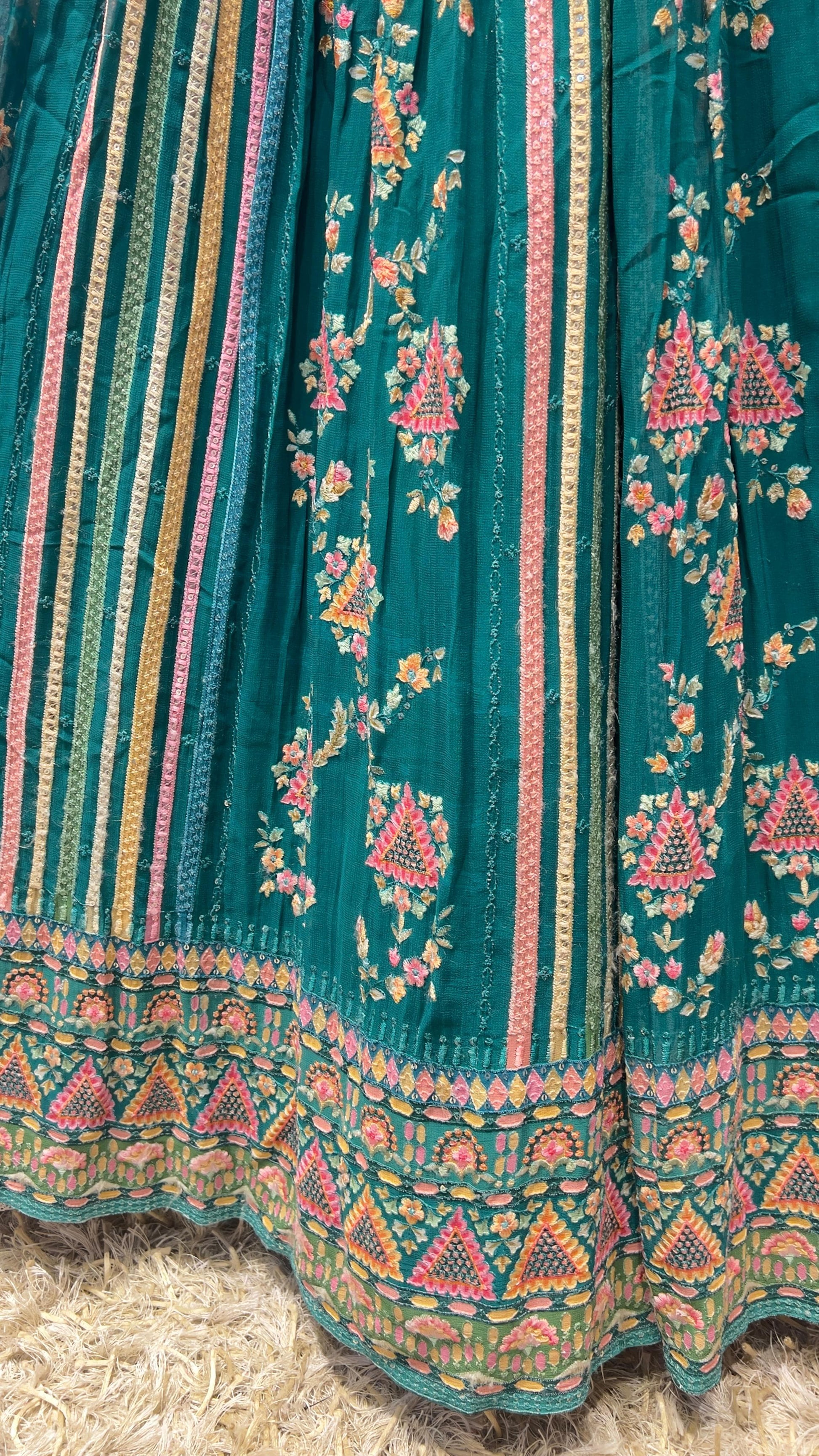 PARTY WEAR LEHENGA CHOLI MEHNDI,HALDI,OCCASSION FESTIVE WEAR