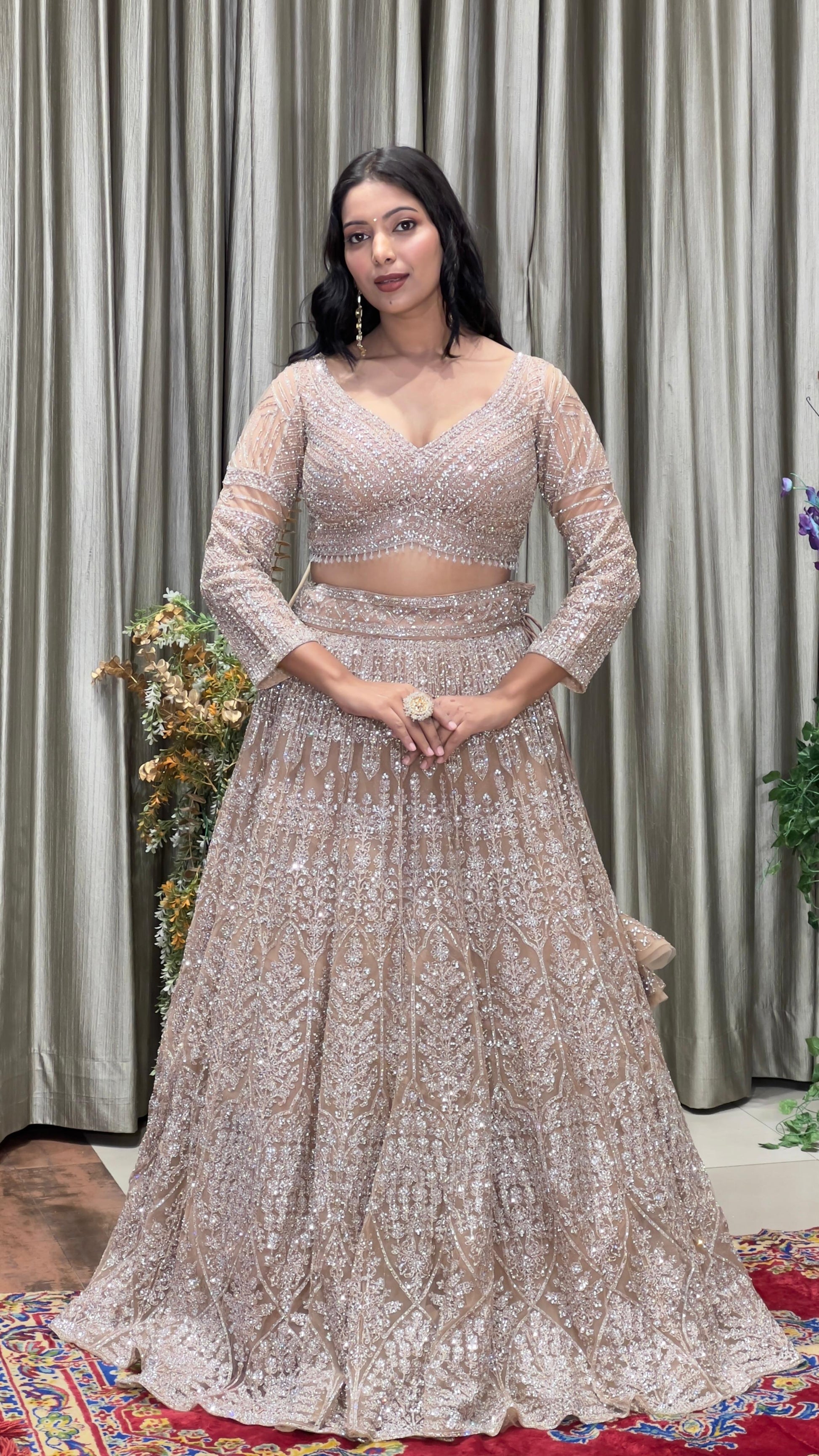 RECEPTION,WEDDING & ENGAGEMENT LEHENGA CHOLI