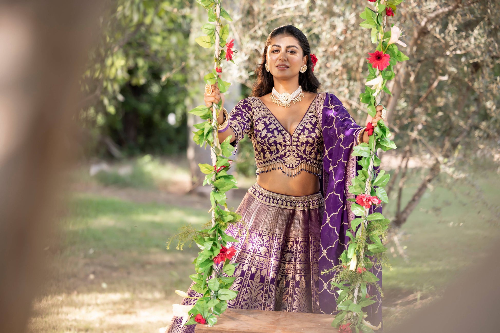 DESIGNER BANARSI LEHENGA CHOLI WEDDING,RECEPTION PARTY WERA OUTFIT