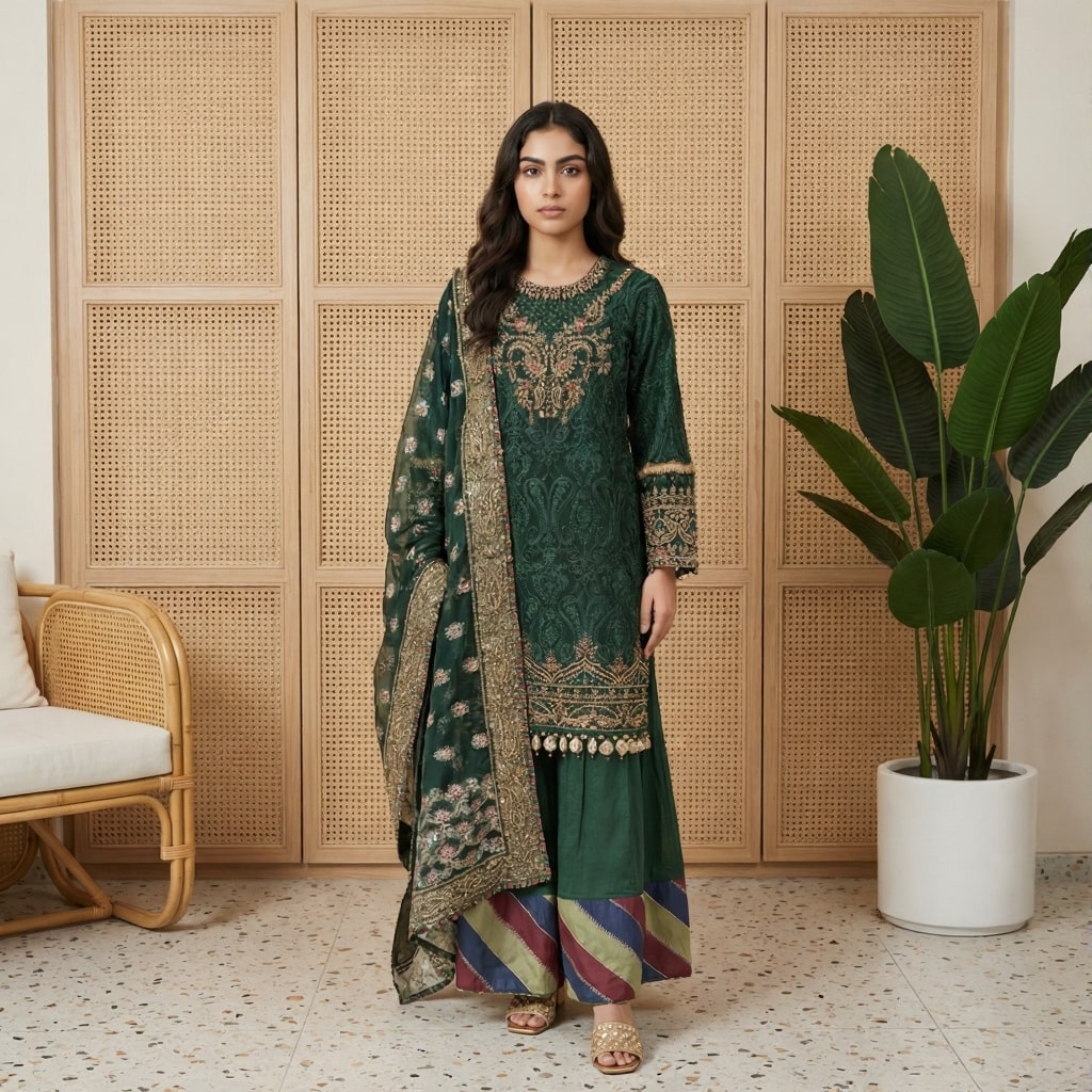 PAKISTANI DRESS PARTY WEAR
