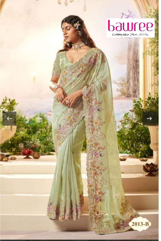DESIGNER WEDDING PARTY WEAR SAREE