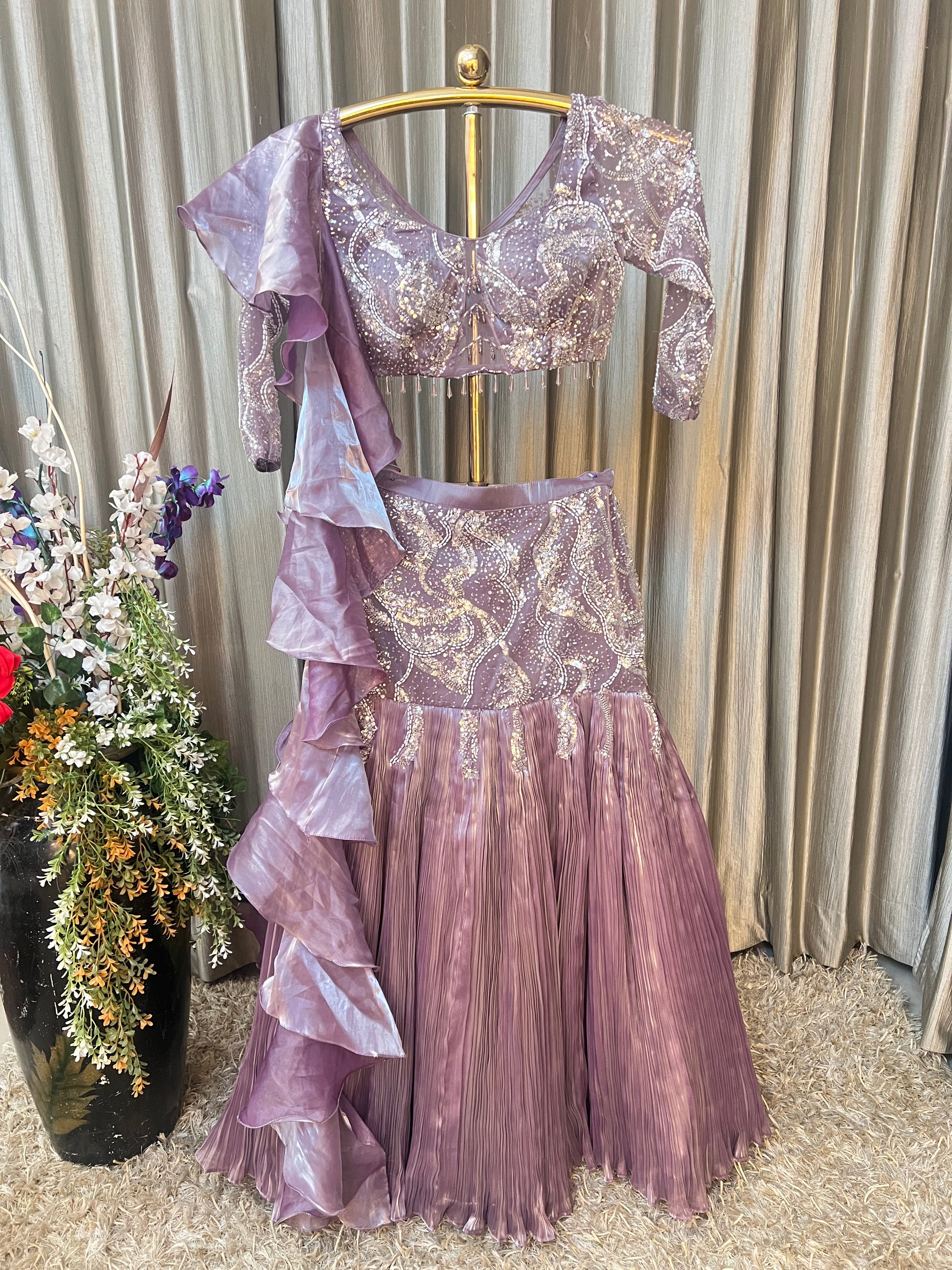FISH CUT LEHENGA CHOLI,MERMAID LEHENGA,COCKTAIL LEHENGA,SANGEET,