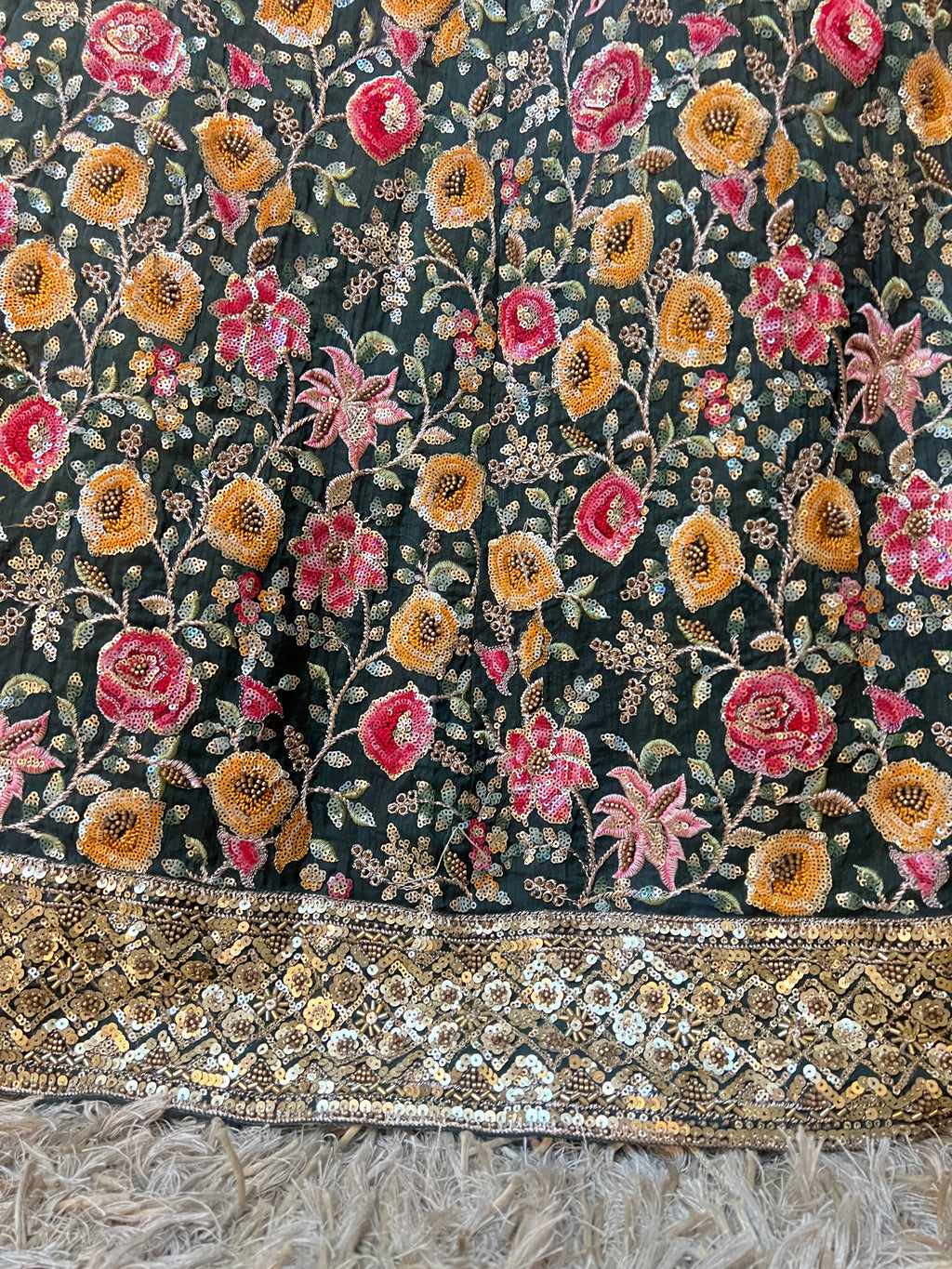 HALDI AND MEHENDI FUNCTION TRADIONAL WEAR LEHENGA CHOLI