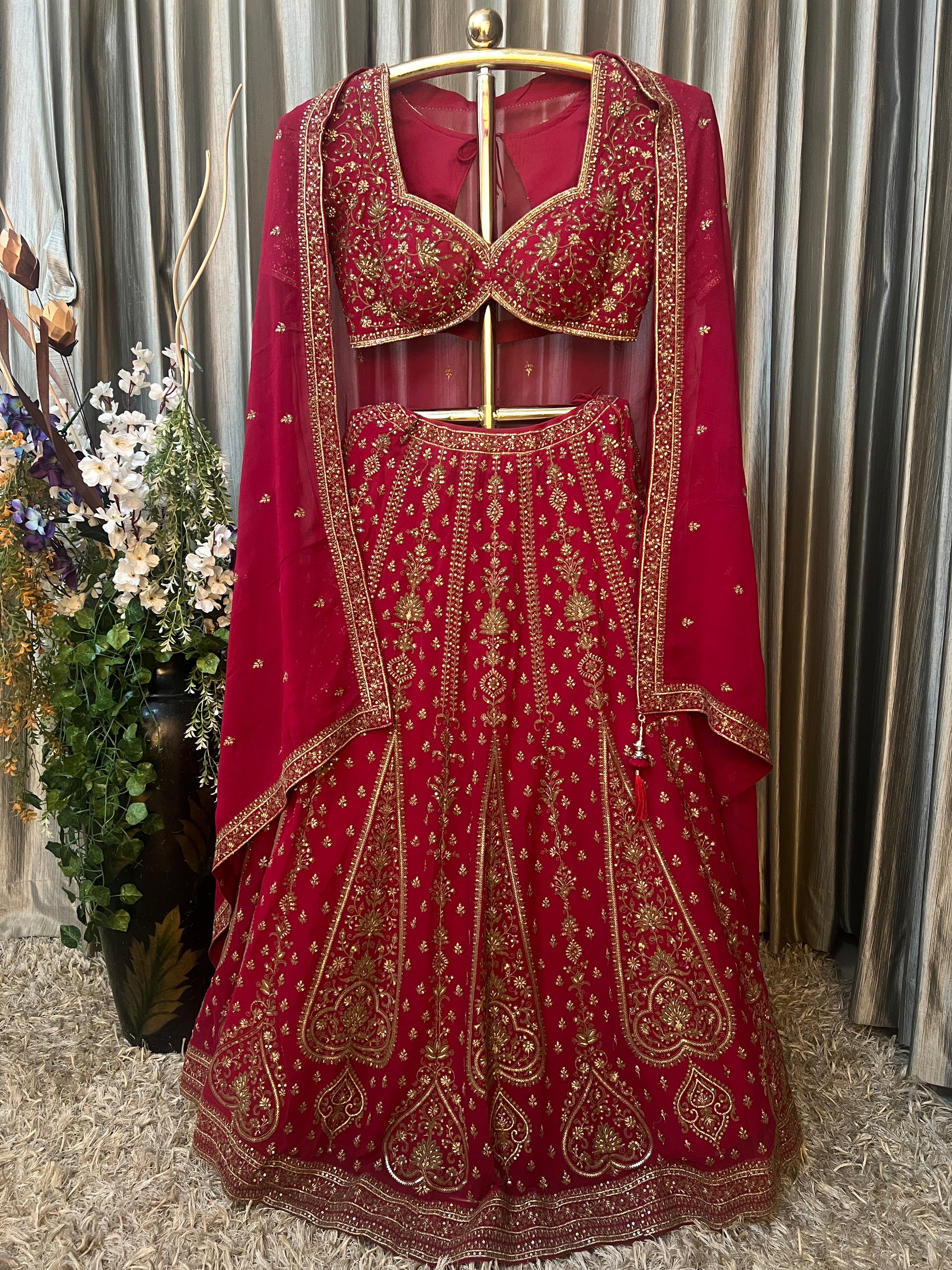 Wedding Thread Traditional Wear Lehenga choli