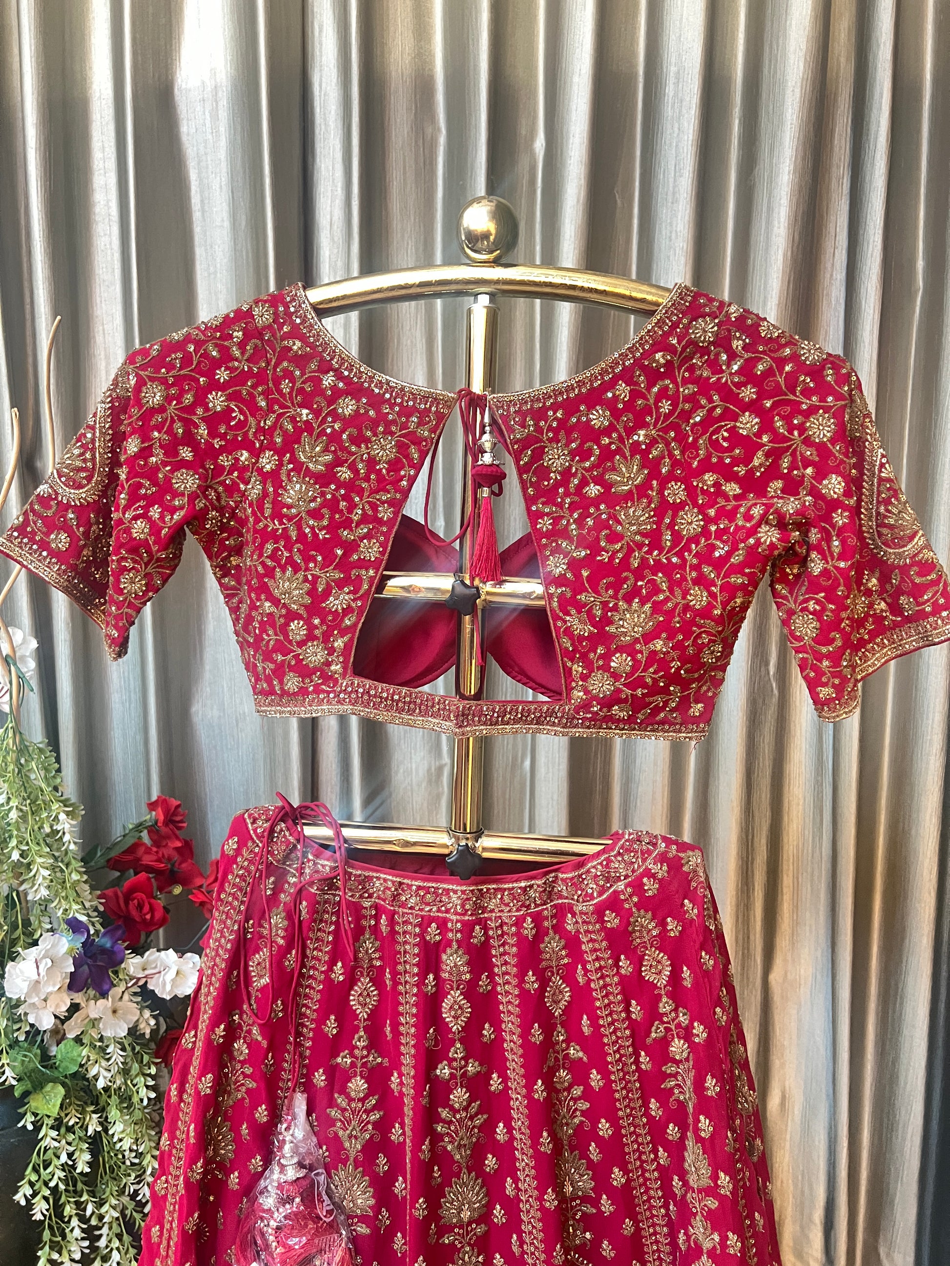 Wedding Thread Traditional Wear Lehenga choli