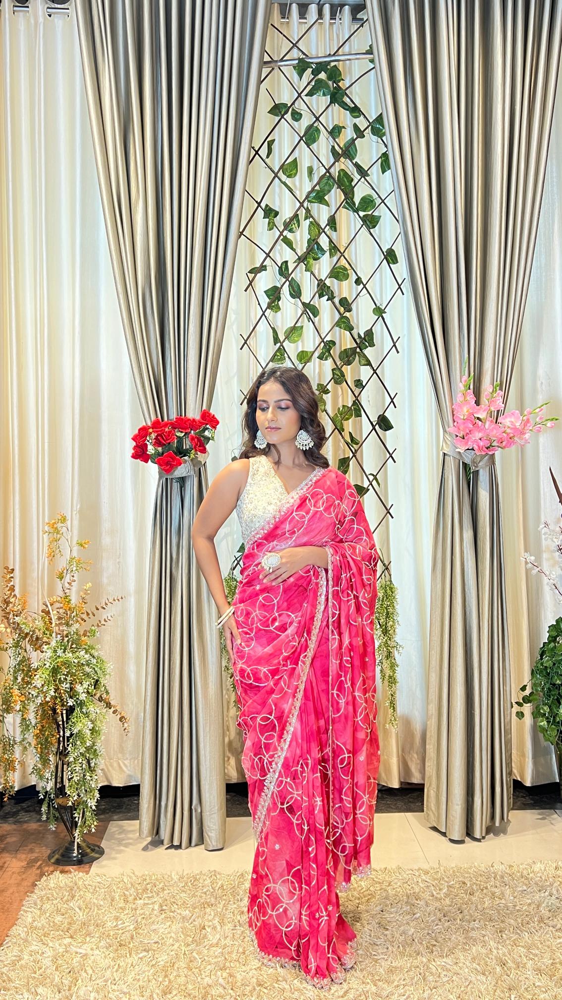 WEDDING PARTY WEAR SAREE