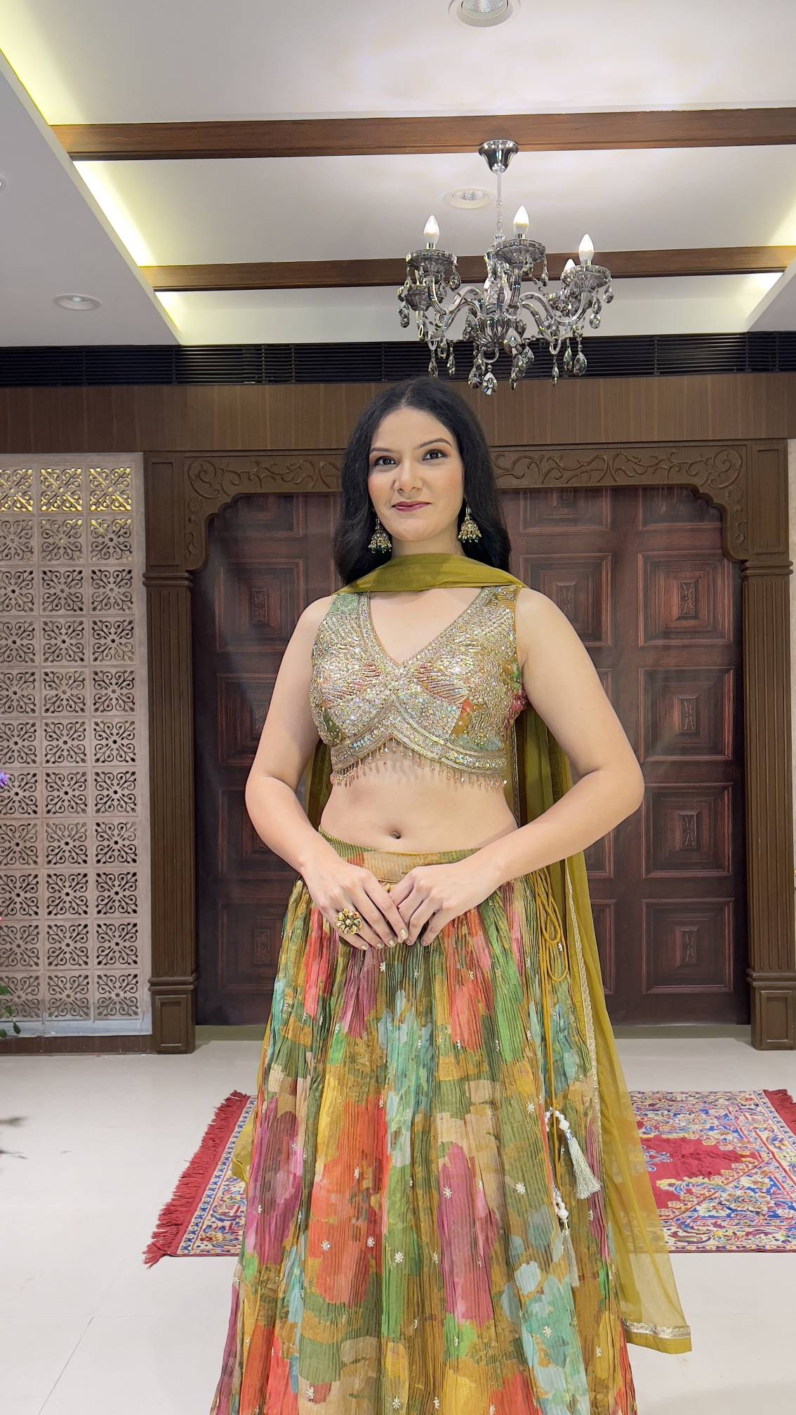 DESIGNER LEHENGA CHOLI,MEHENDI,HALDI,WEDDING FESTIVE OCCASSION PARTY WEAR