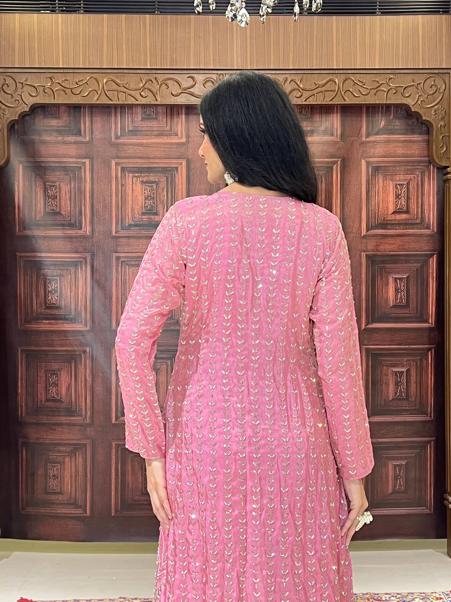 INDO-WESTERN STRAIGHT CUT OUTFIT