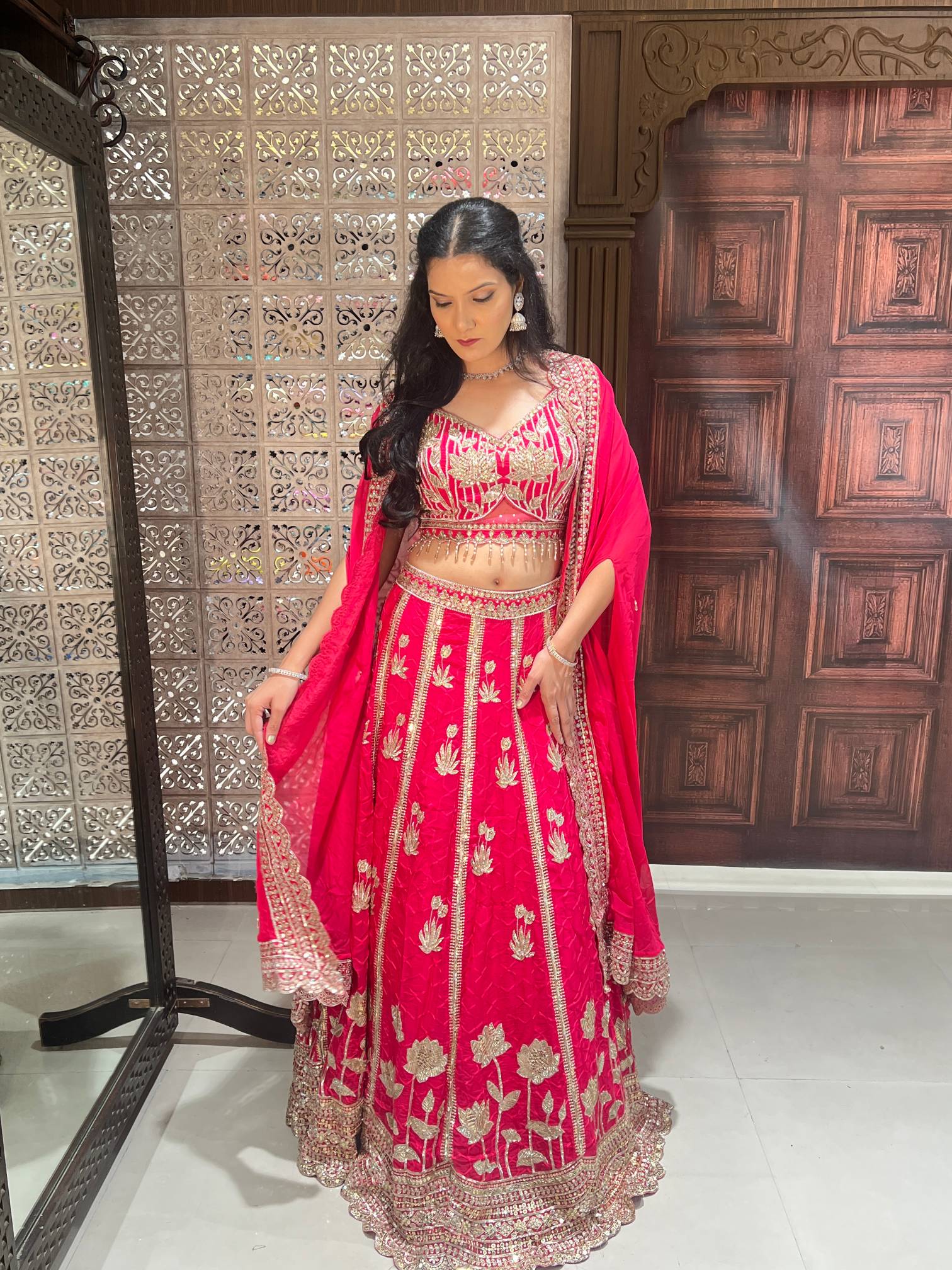 DESIGNER PARTY WEAR LEHENGA HALDI,MEHENDI,RECEPTION,FESTIVE OCCASSION PARTY WEAR