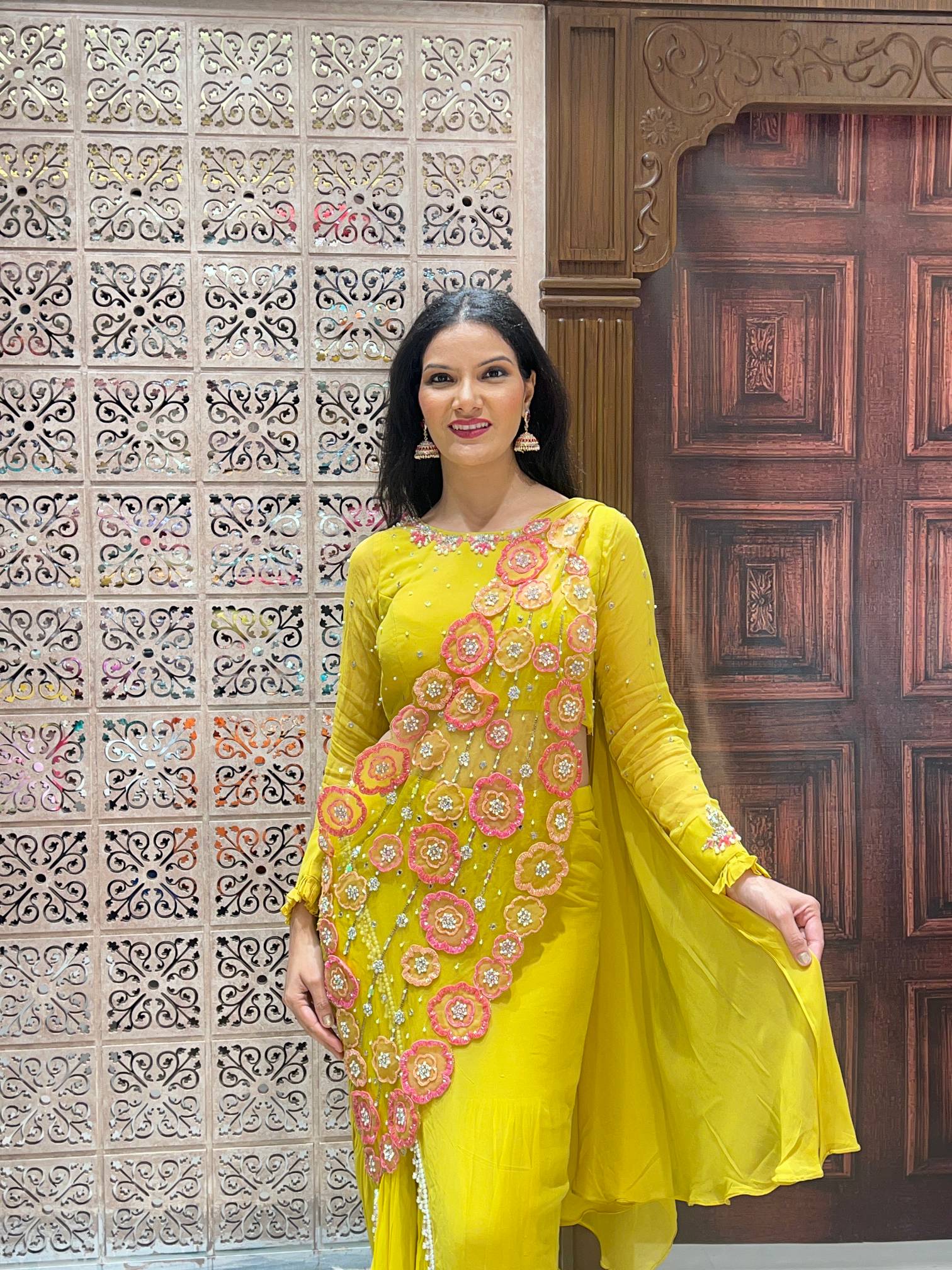 INDO-WESTERN DRESS FESTIVE OCCASSION,WEDDING,SANGEET NIGHT OUTFIT